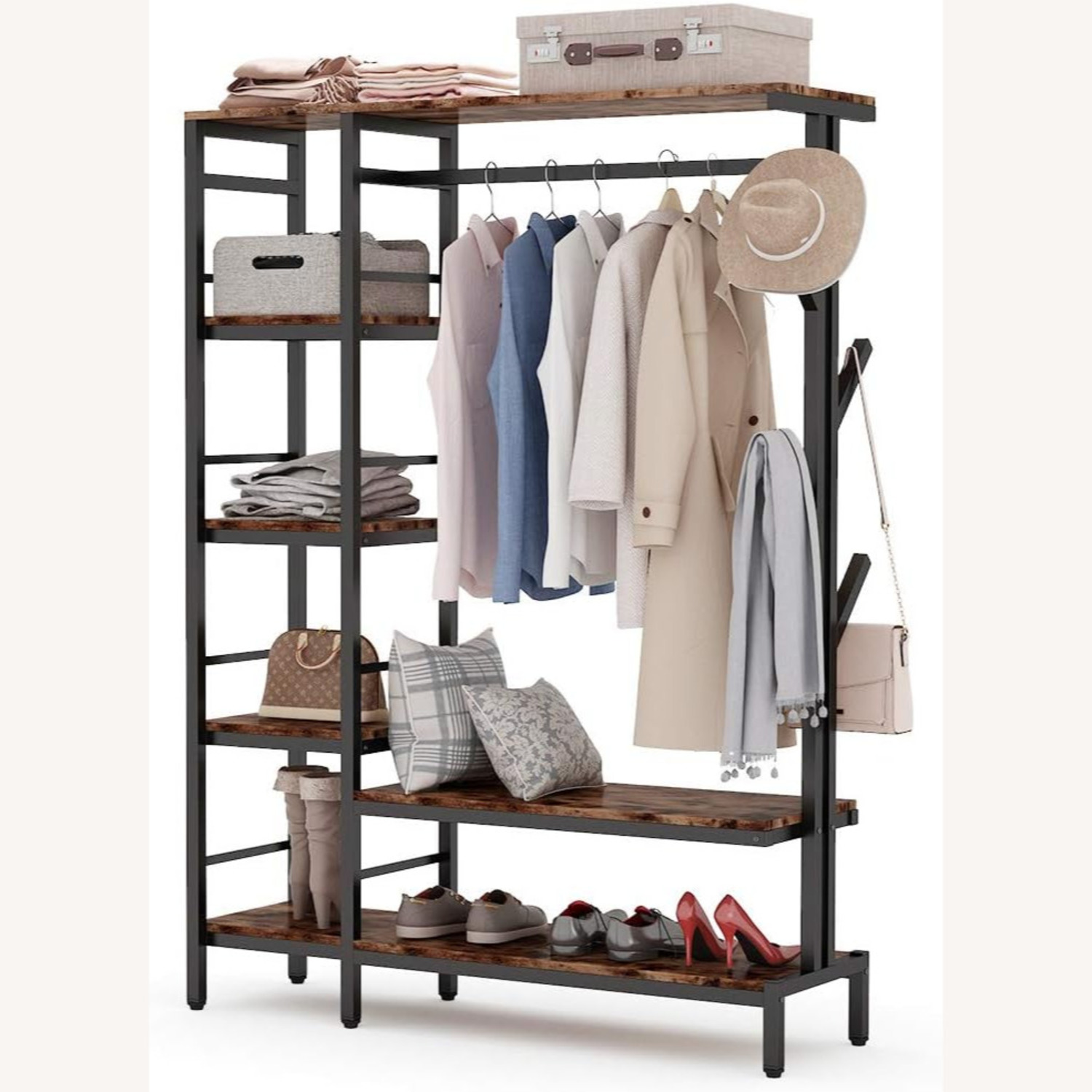 Freestanding Open Closet System - image-1