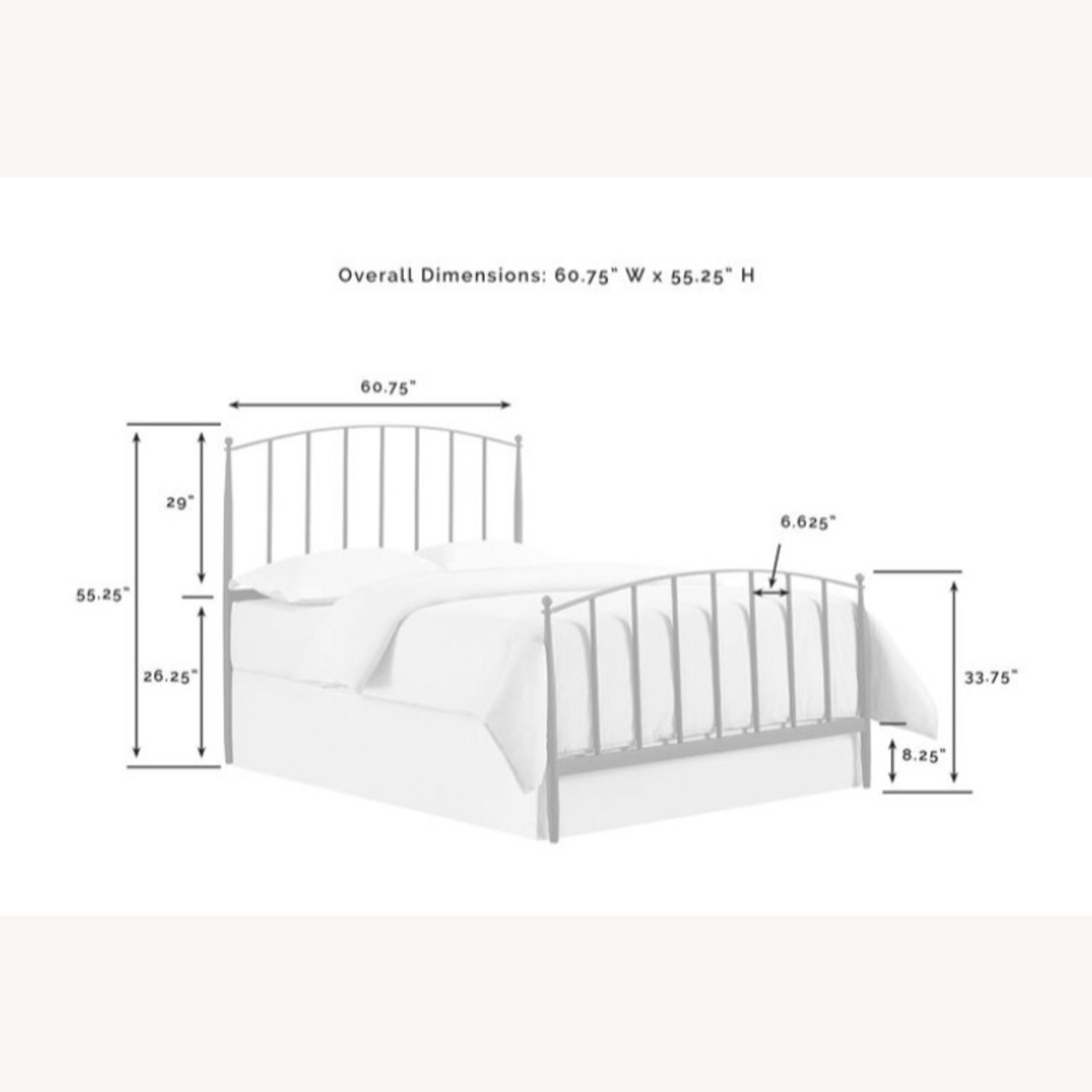 World Market Steel Queen Headboard/Footboard - image-3