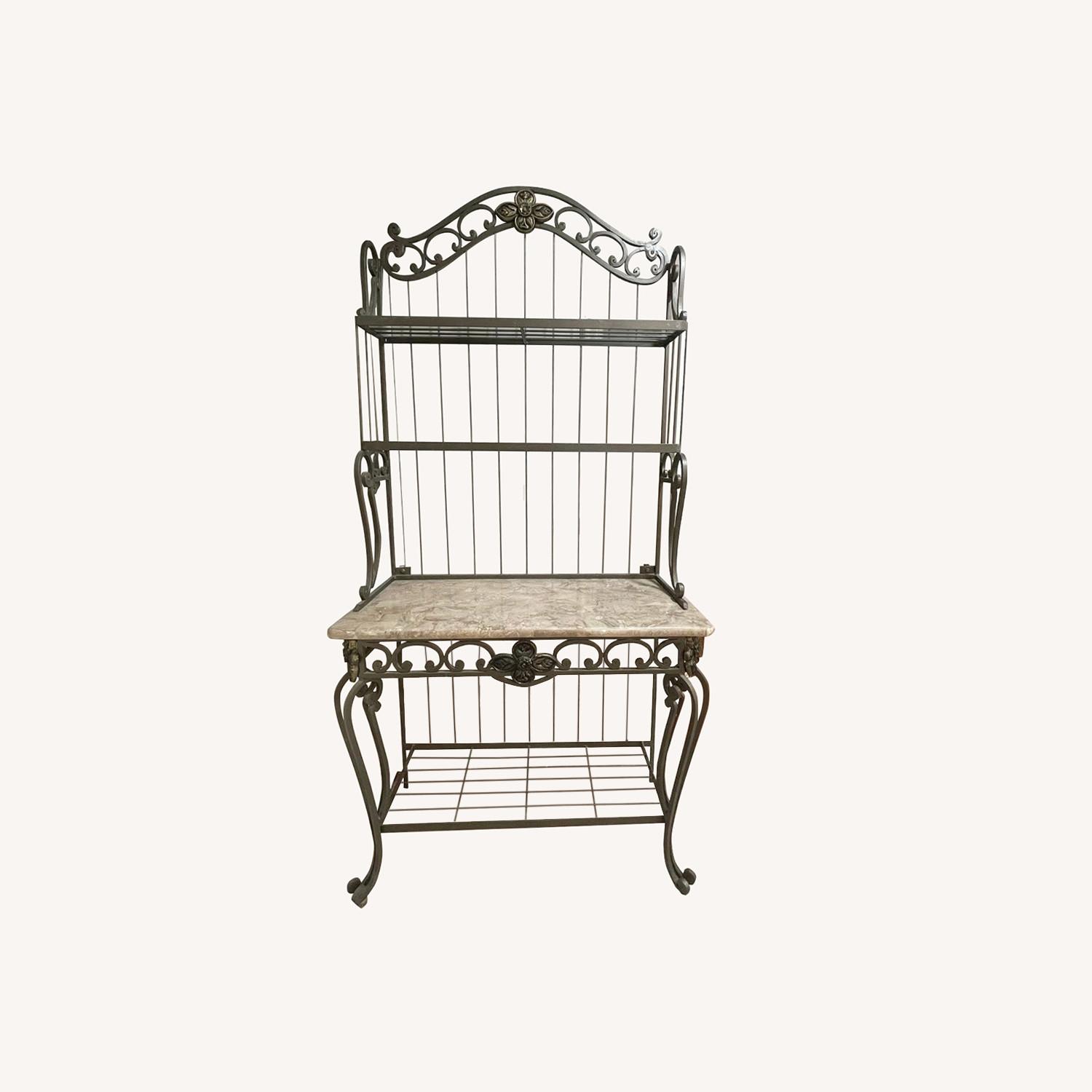 Marble & Glass Baker's Rack - image-0