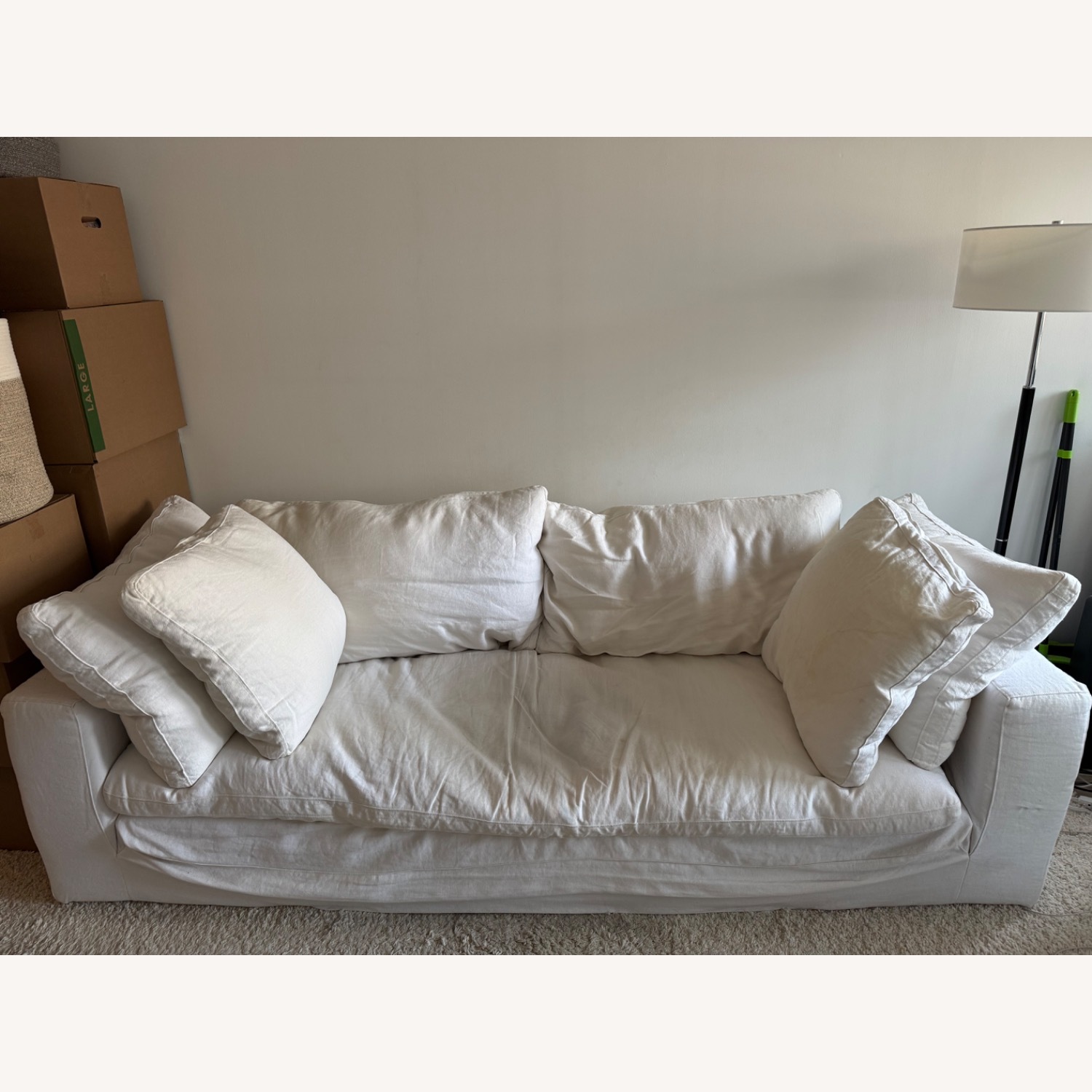 Restoration Hardware Cloud Sofa - image-1