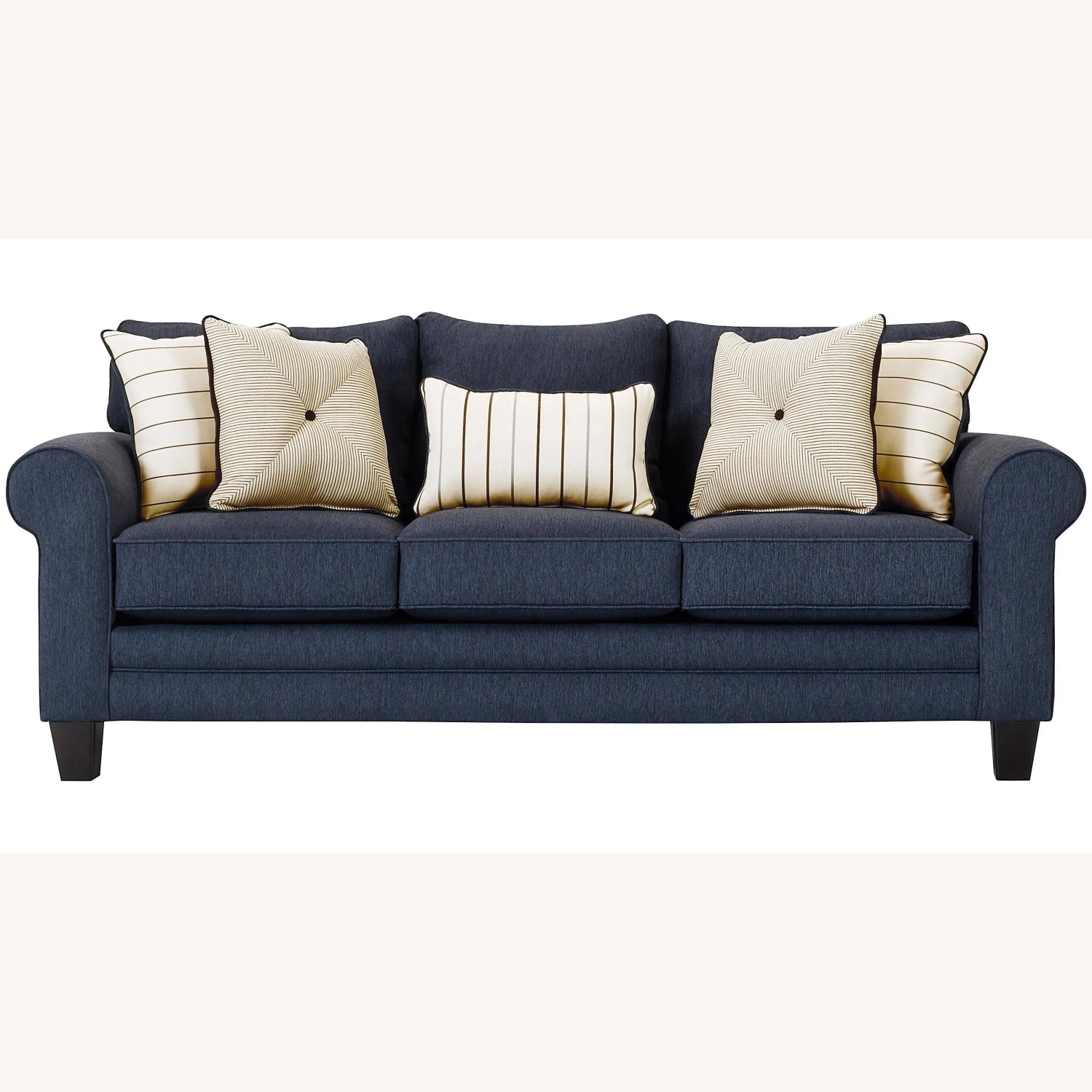 Raymour & Flanigan Blue Sofa  - image-1