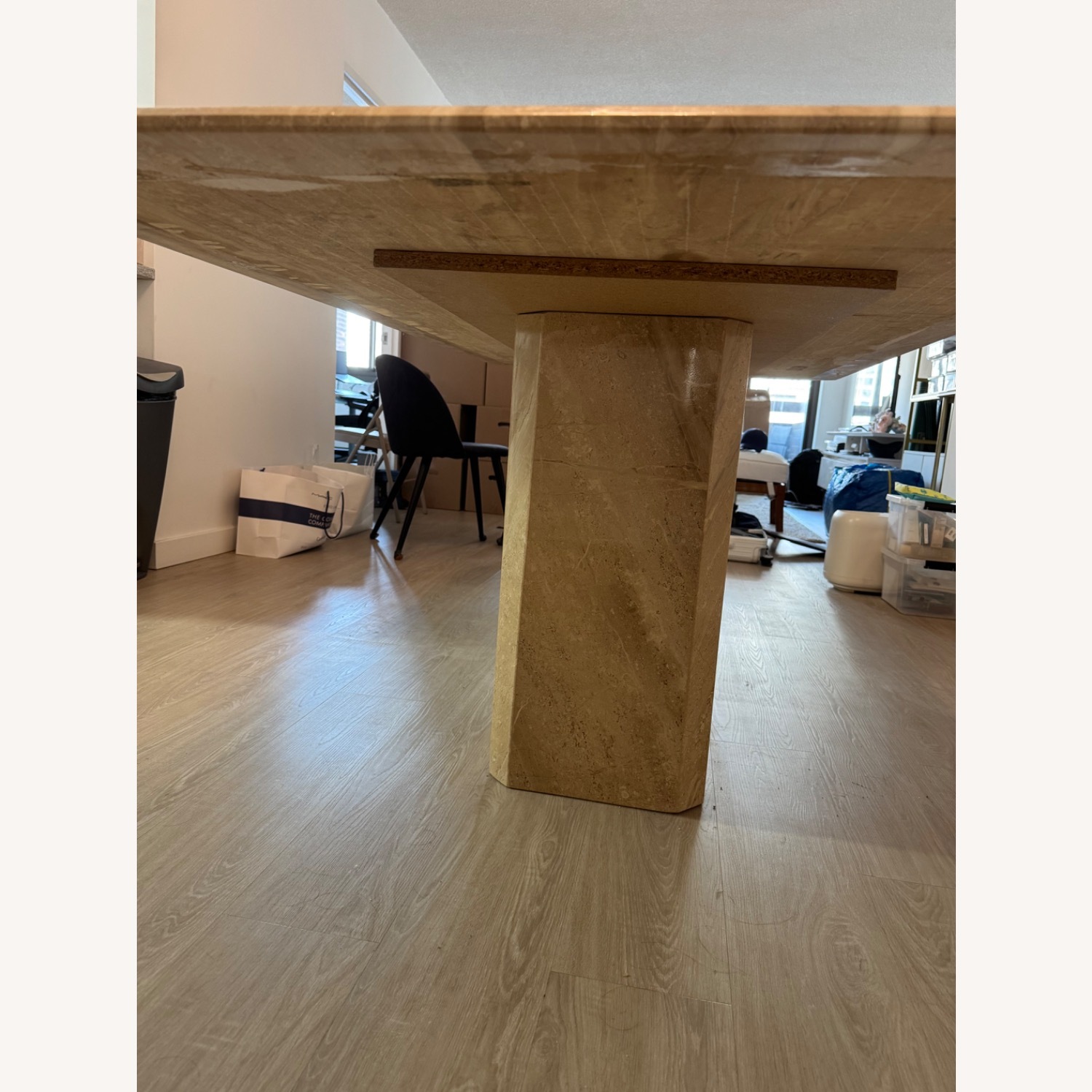 Stone International Italian Marble Dining Table - image-3