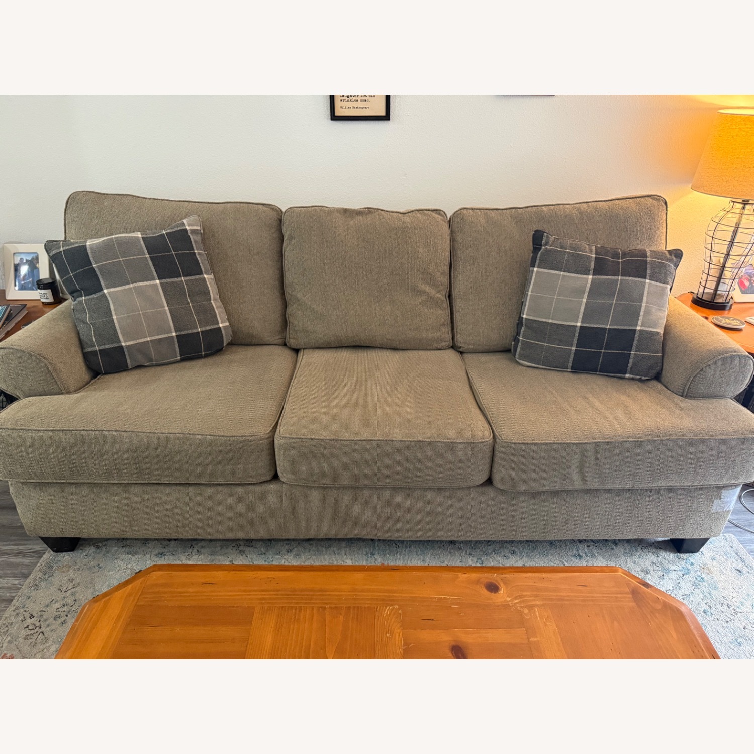 Light Brown Sofa - image-1