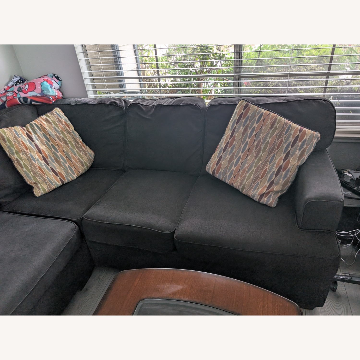 Gray 3-Piece Section Sofa - image-5