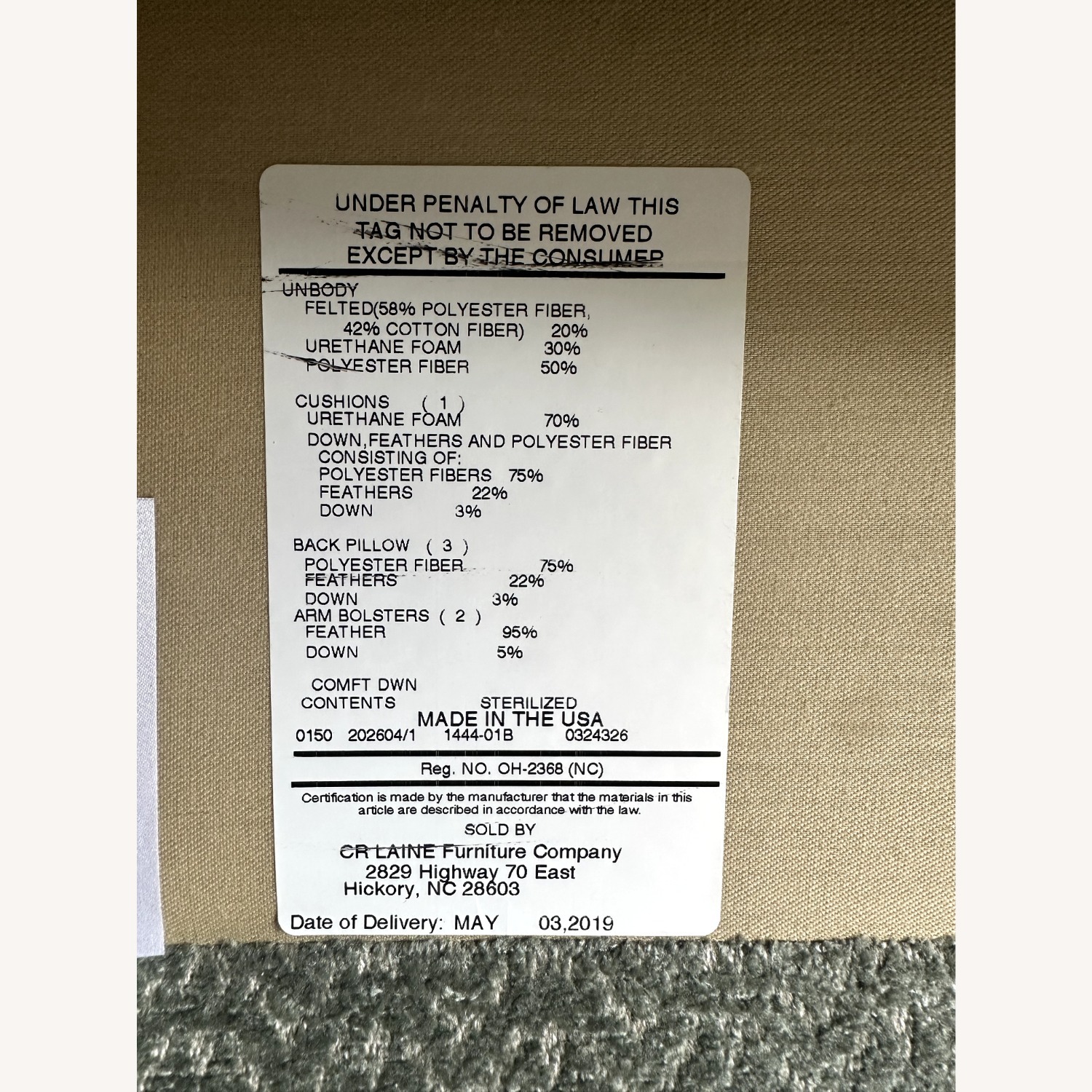 CR Laine Studio Sofa, Light Green - image-4