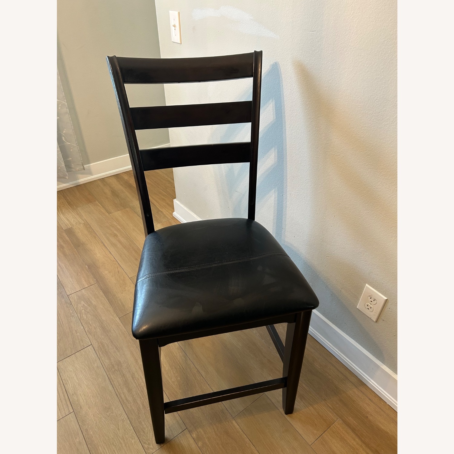 Dark Brown Dining Room Set with 6 Chairs - image-6