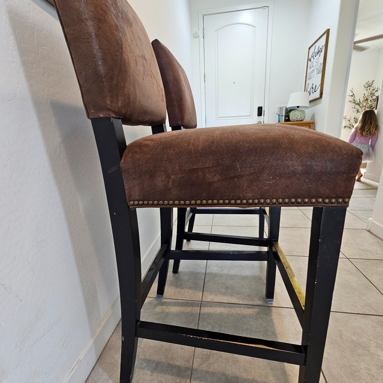 Arhaus Pub Table and Bar Stools - image-4