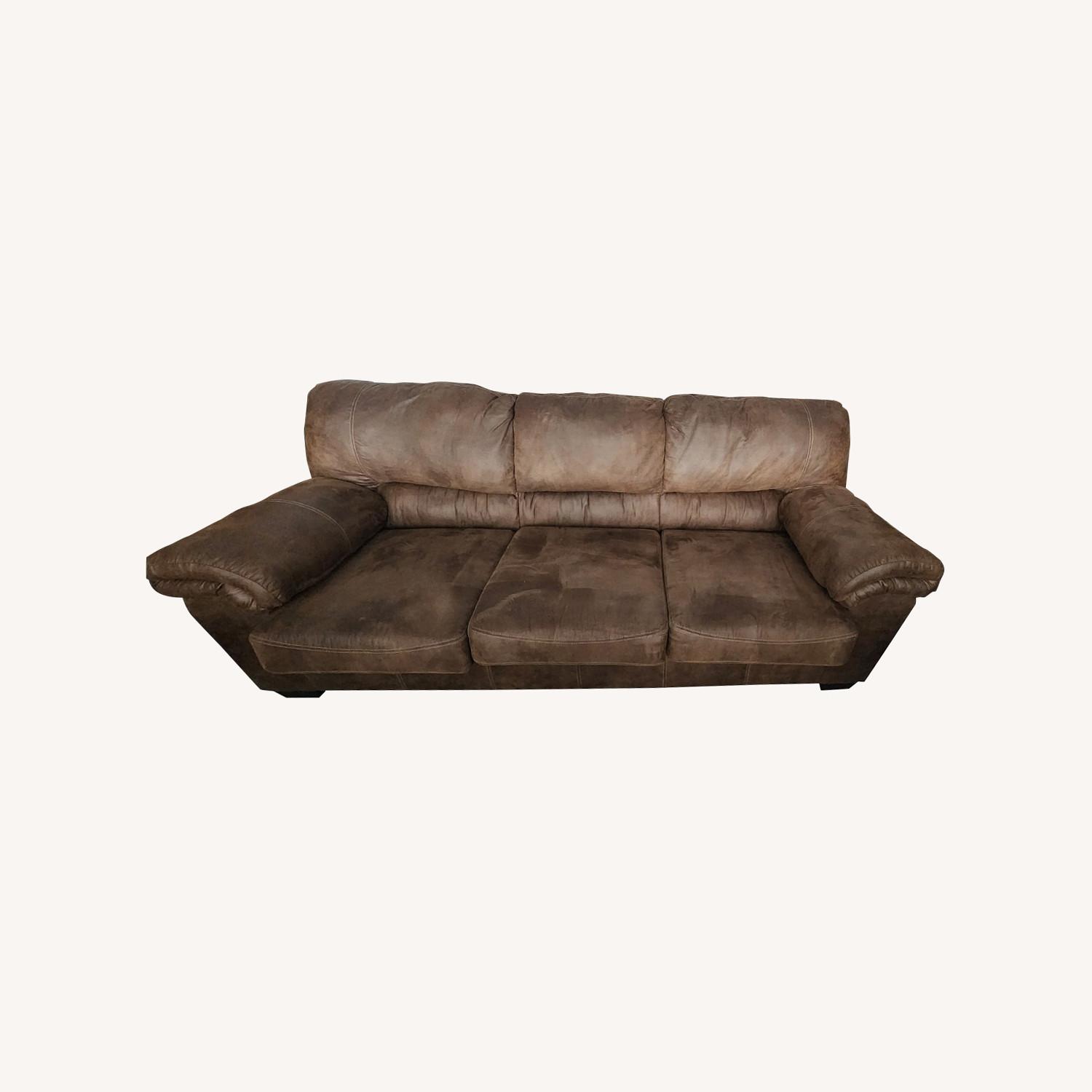 Ashley Furniture Dark Brown Bladen Sofa - image-7