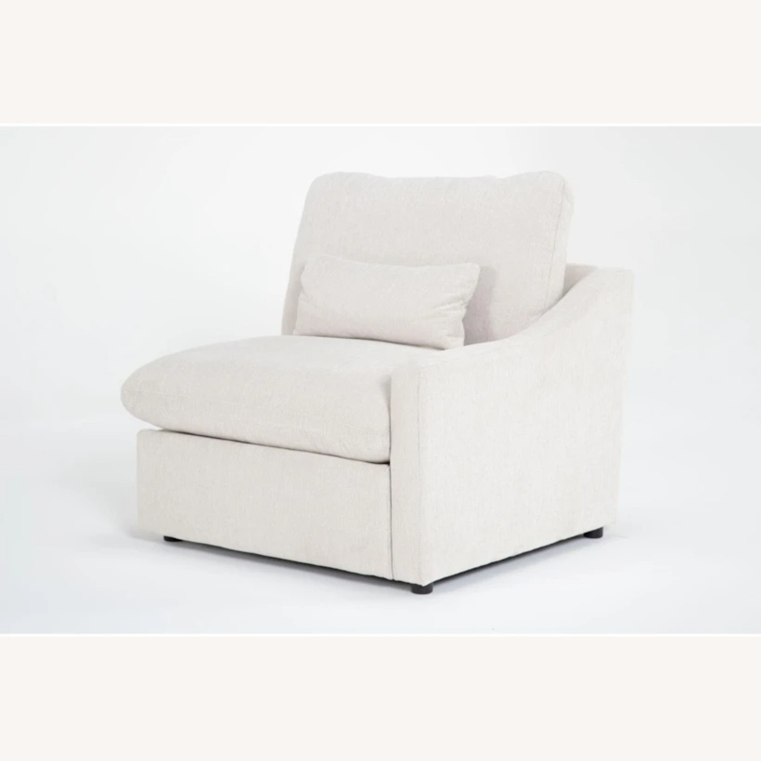 Kennedy Cream Right Facing Arm Recliner Sofa - image-4