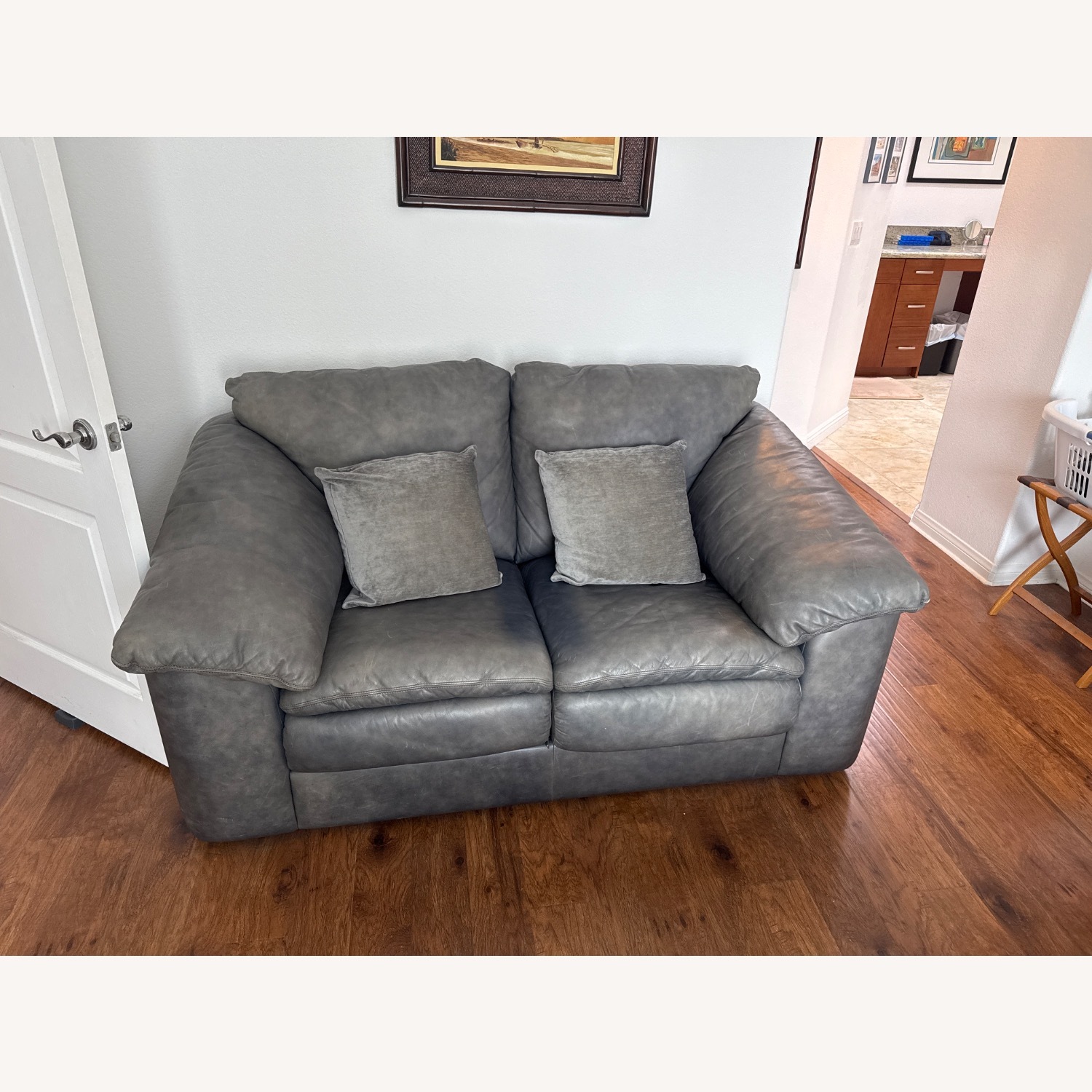 American Leather 2 Seater Couch - image-0