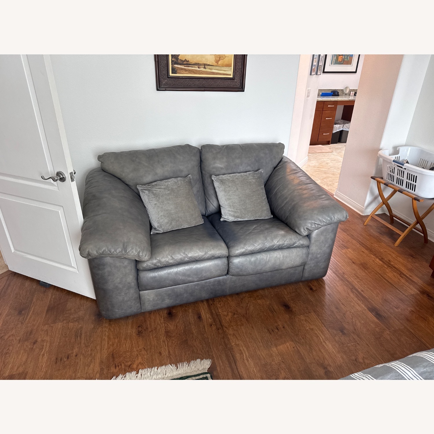 American Leather 2 Seater Couch - image-3