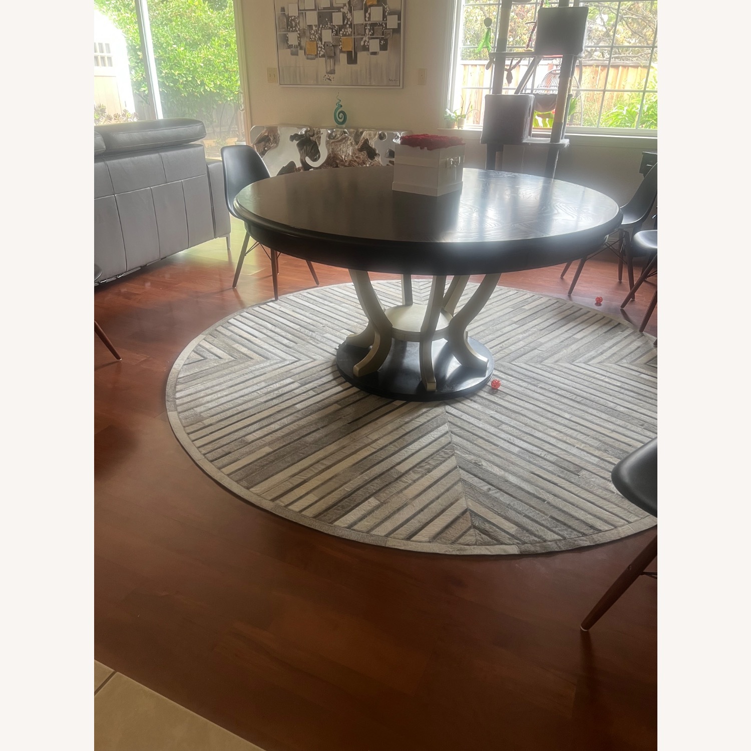 Round Solid Wood Dining Table  - image-1