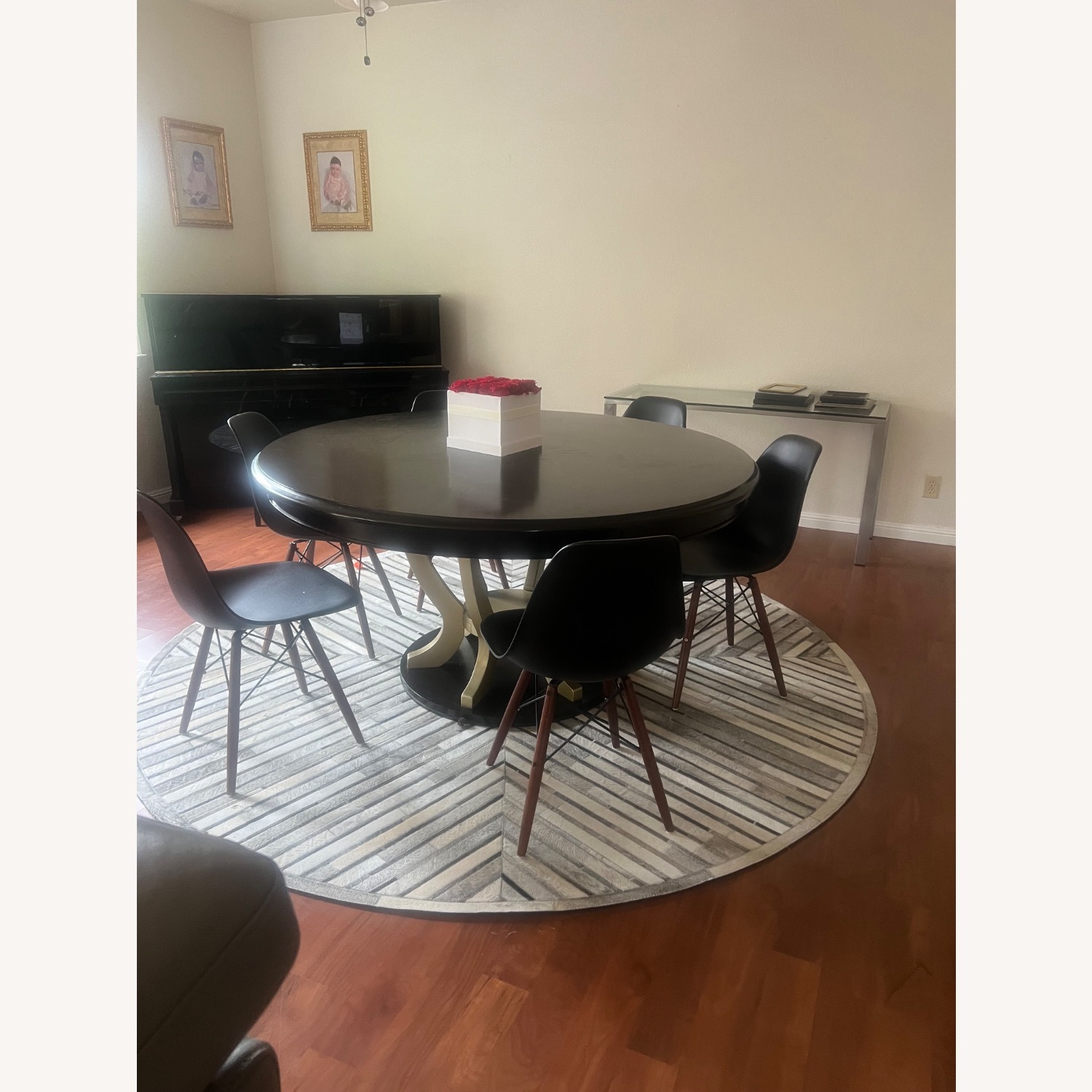 Round Solid Wood Dining Table  - image-4