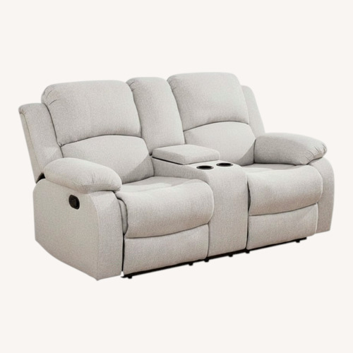 Used Light Gray recliner Fabric 2 Seater Sofa for sale on AptDeco