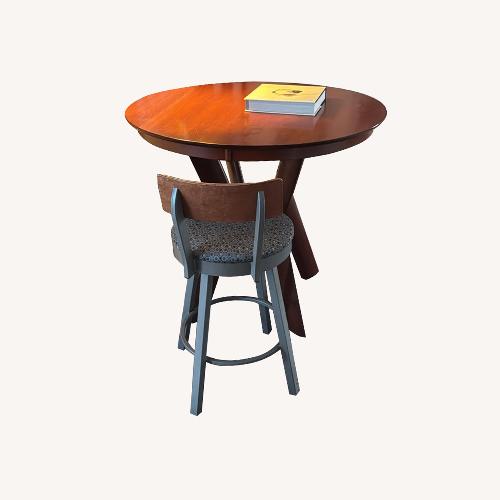 Used  Real Wood Custom Breakfast Table  for sale on AptDeco