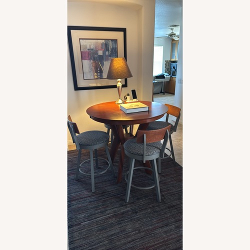 Used  Real Wood Custom Breakfast Table  for sale on AptDeco