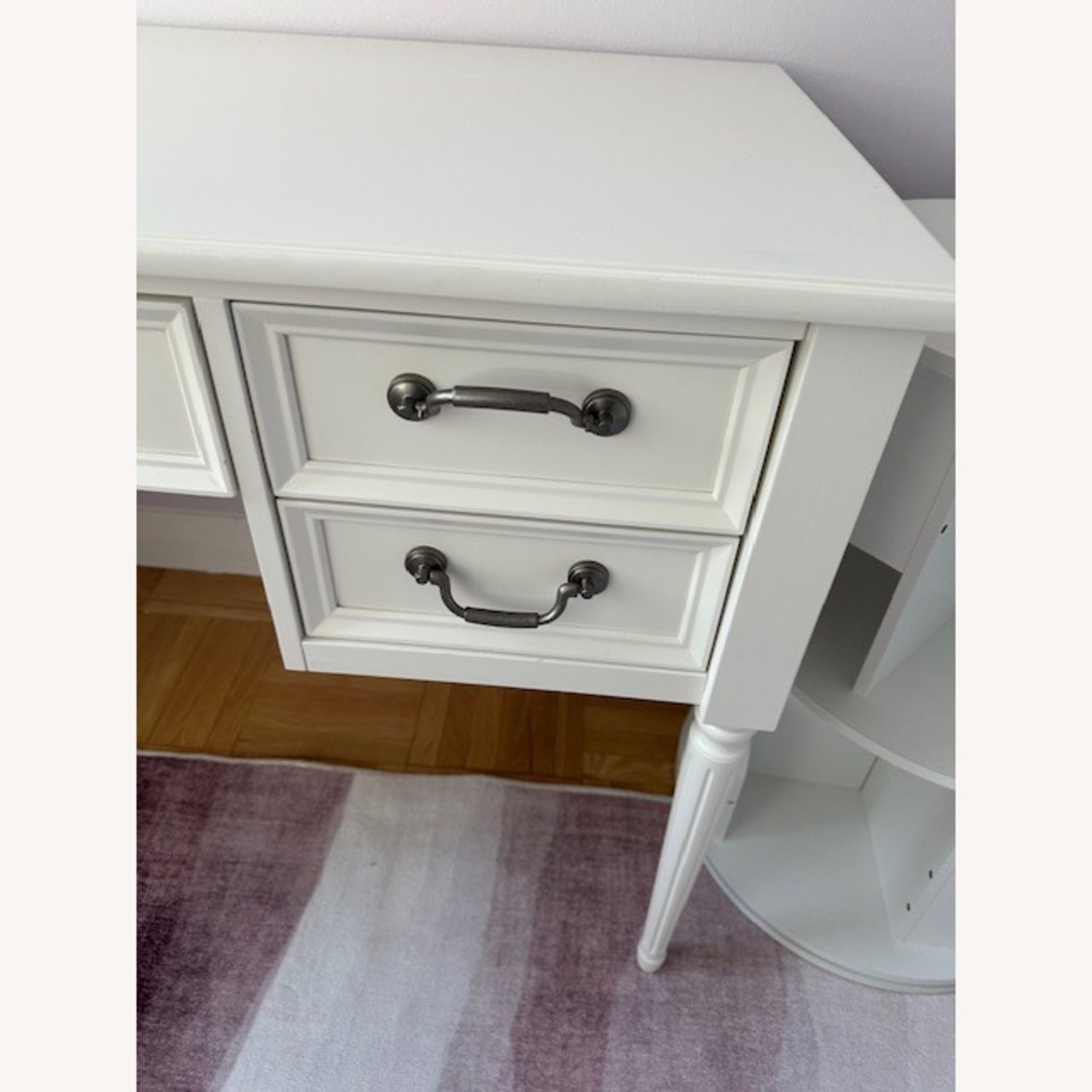 Pottery Barn Kids Blythe Storage Desk White - image-5