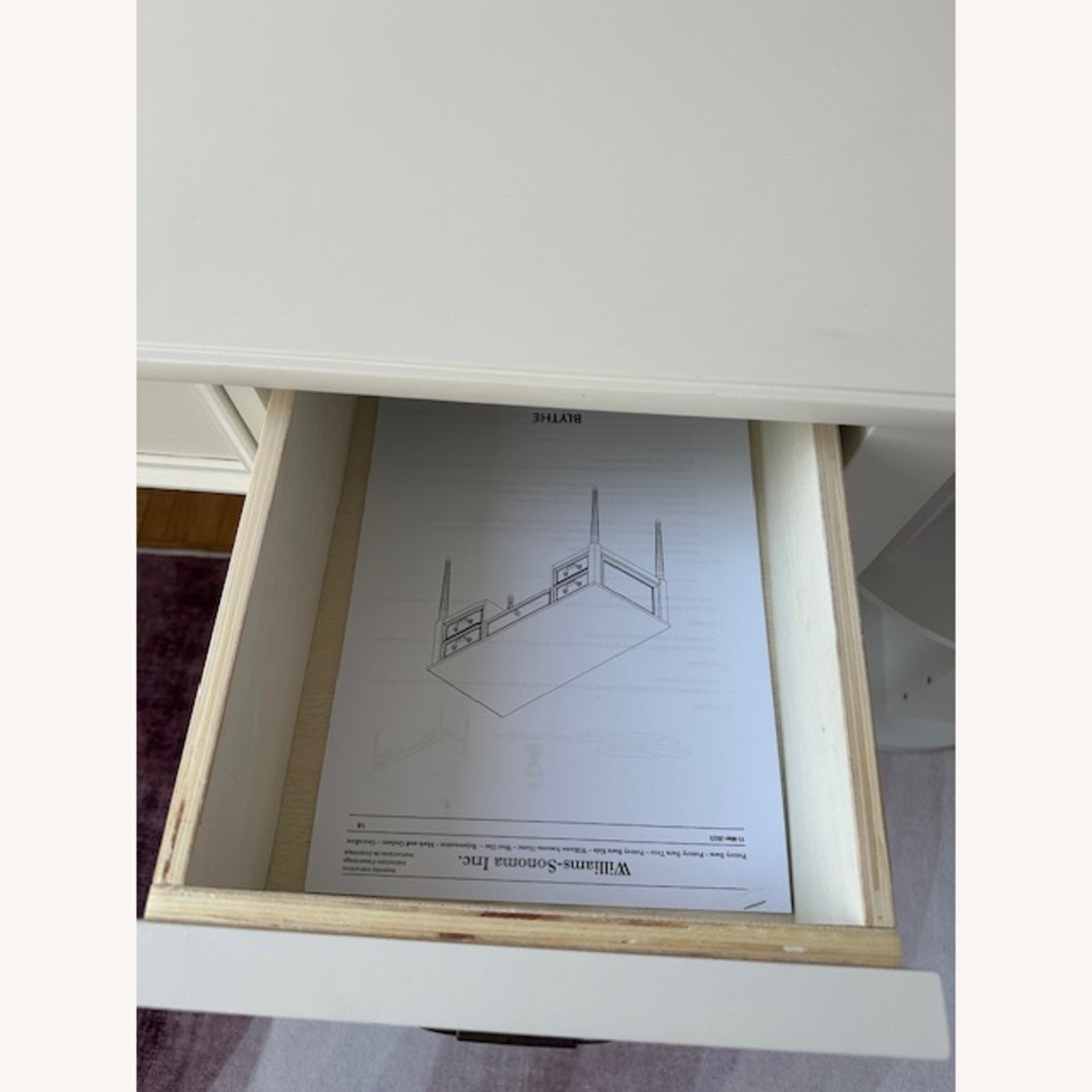 Pottery Barn Kids Blythe Storage Desk White - image-6