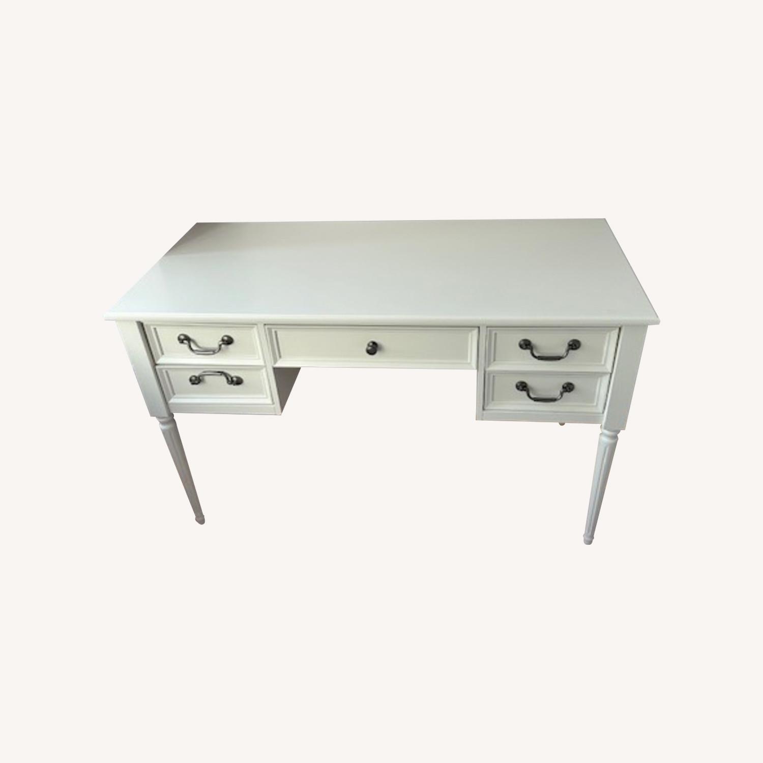Pottery Barn Kids Blythe Storage Desk White