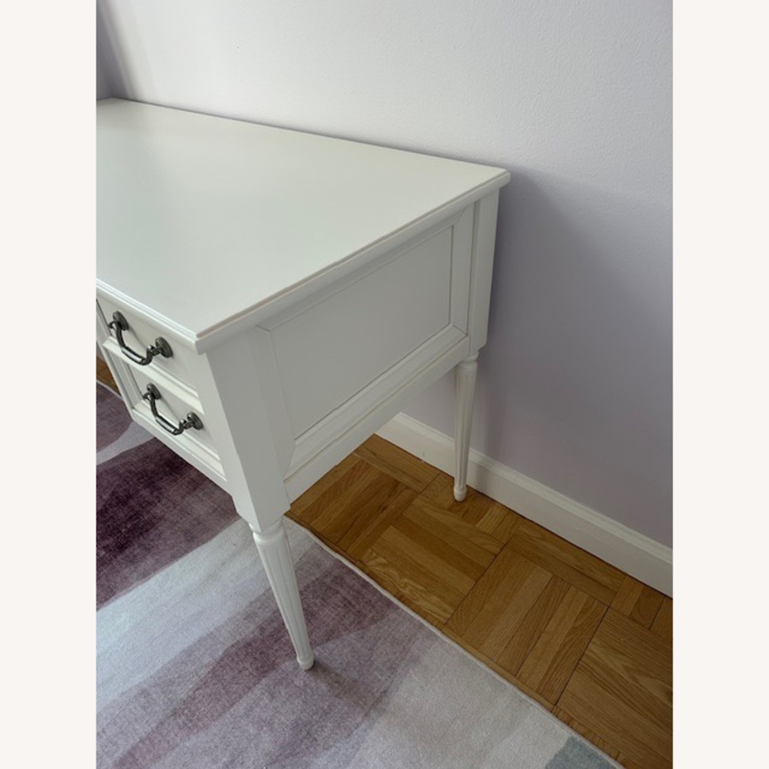 Pottery Barn Kids Blythe Storage Desk White - image-3