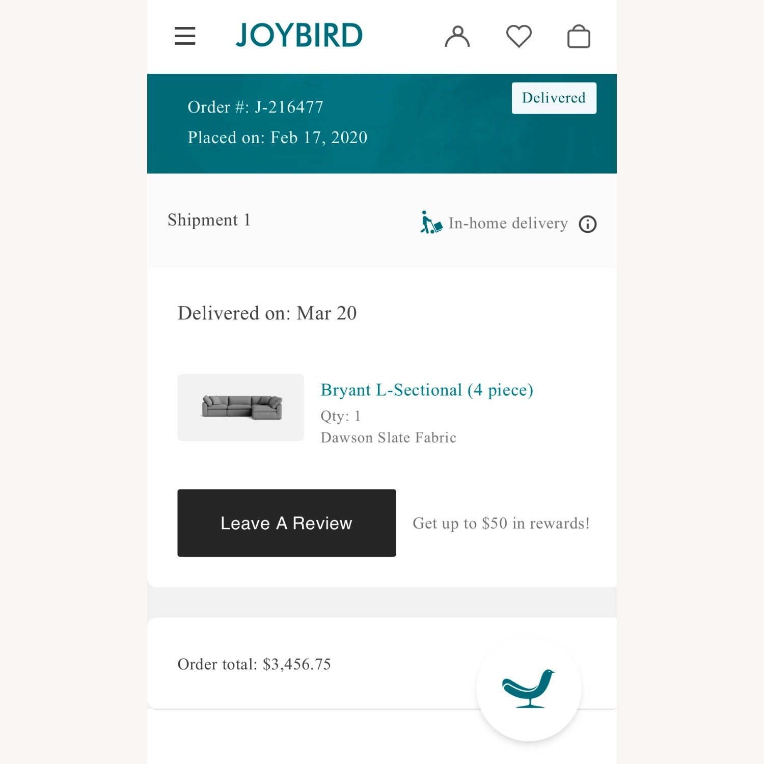 Joybird Bryant Dawson Slate Sectional - image-5