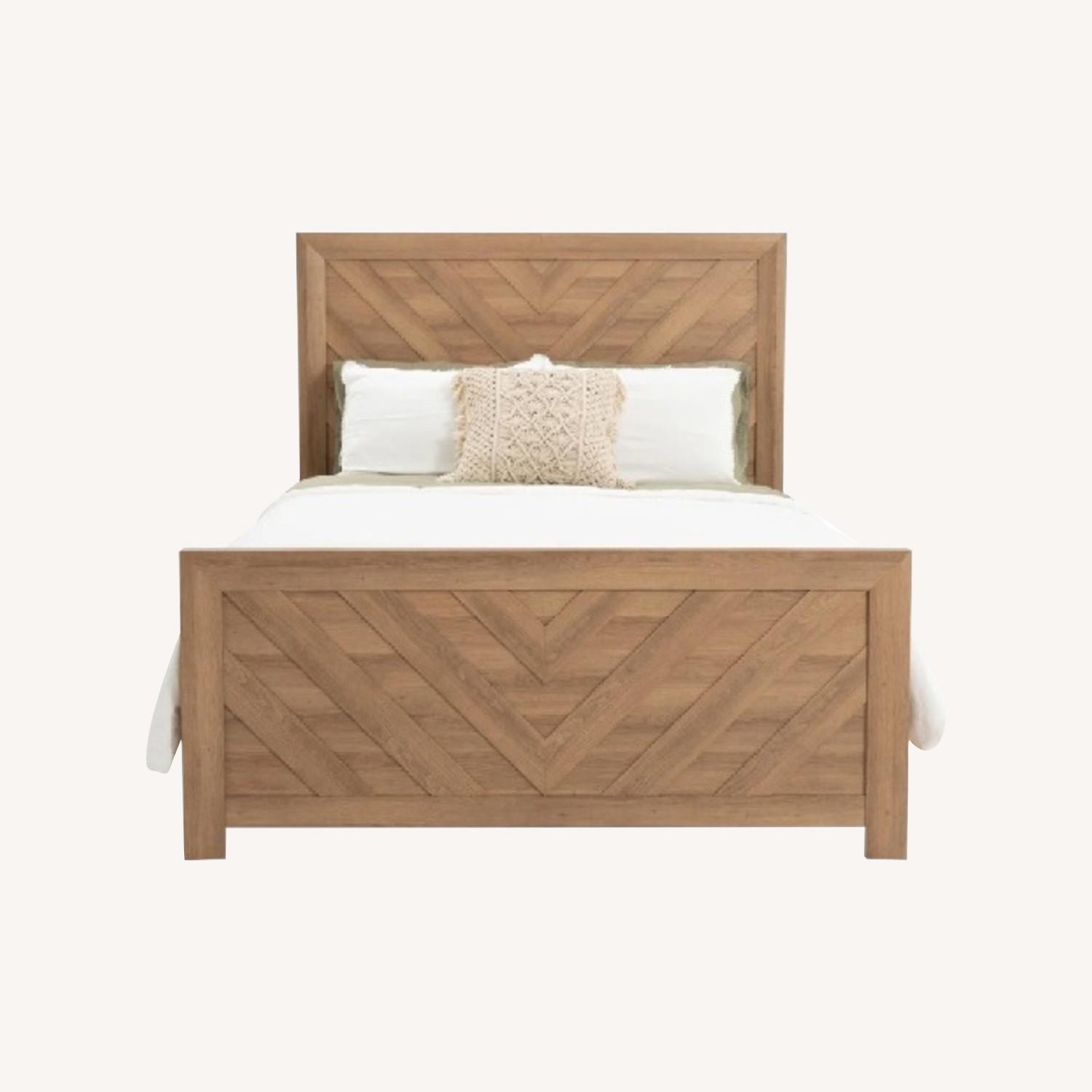 Bob's Calvin Light Gray Twin Bed Frame - image-0