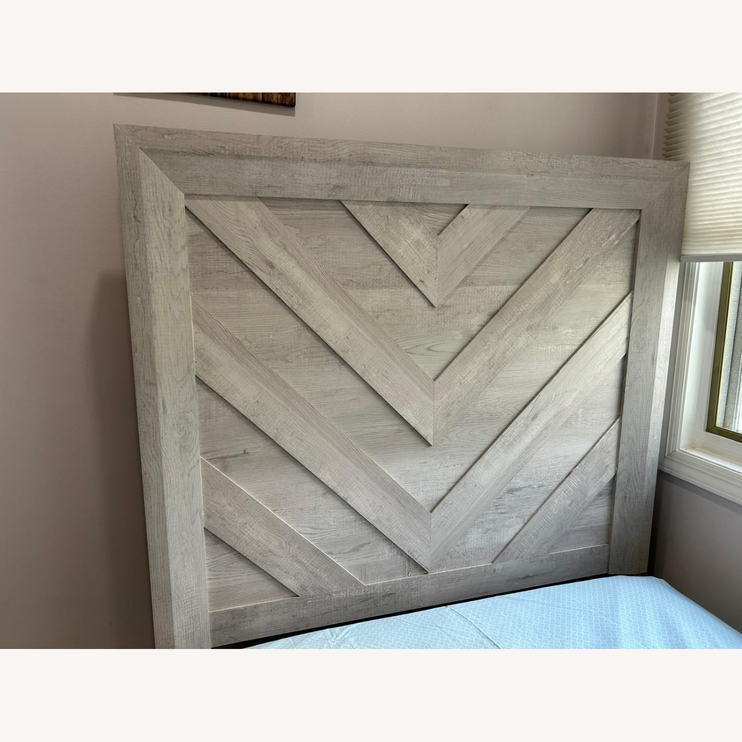 Bob's Calvin Light Gray Twin Bed Frame - image-4