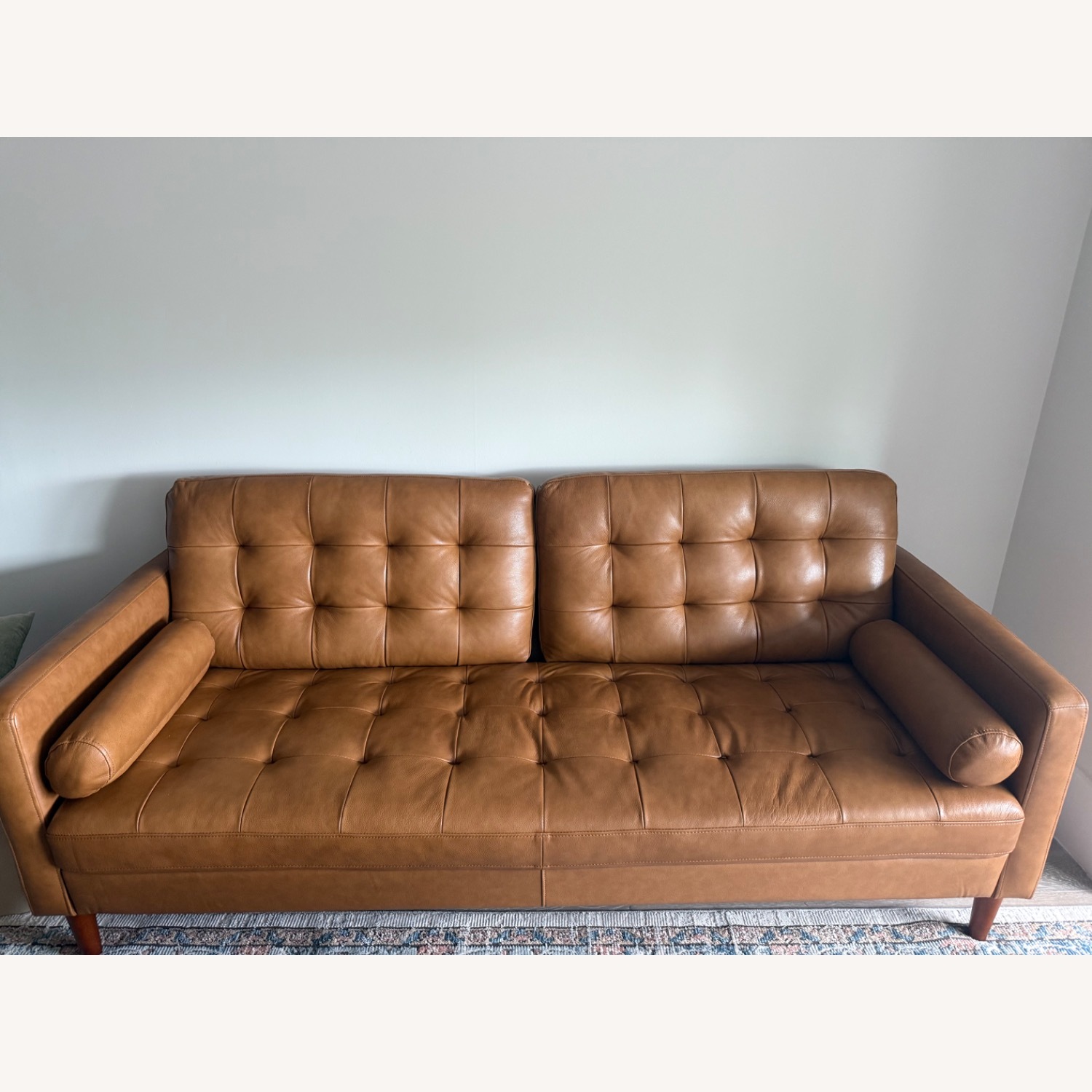 Winston Genuine Leather Sofa - image-1