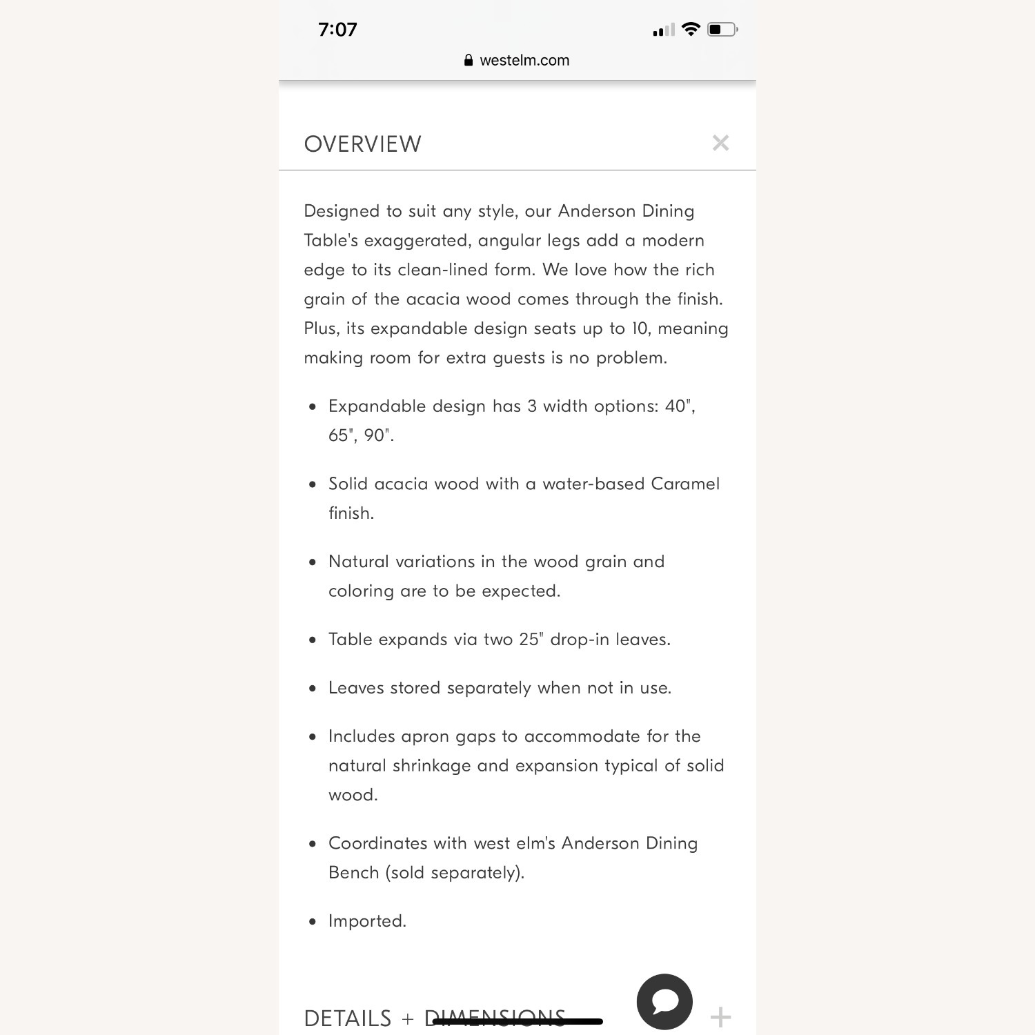 West Elm Anderson Dining Table - image-9