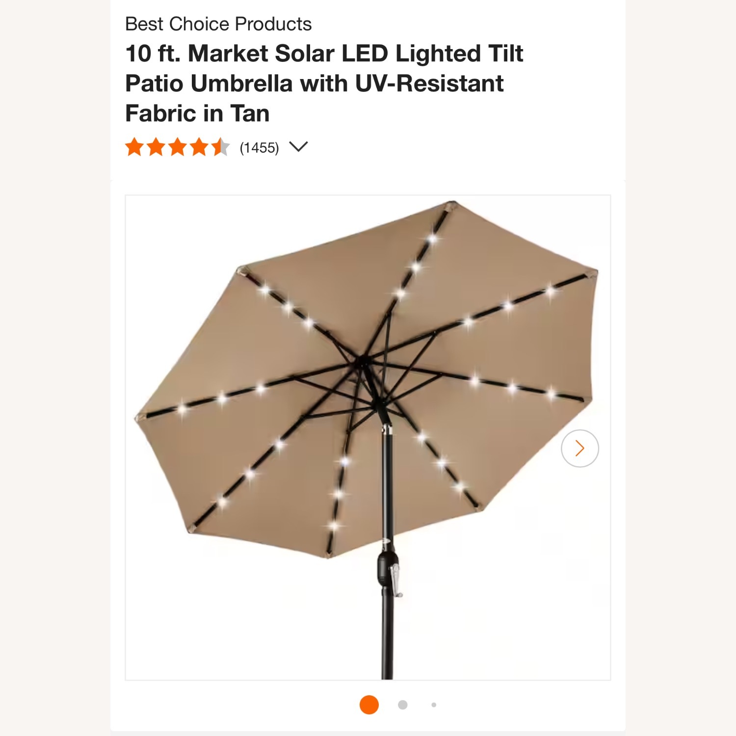 Outdoor Patio Set with LED Umbrella - image-2