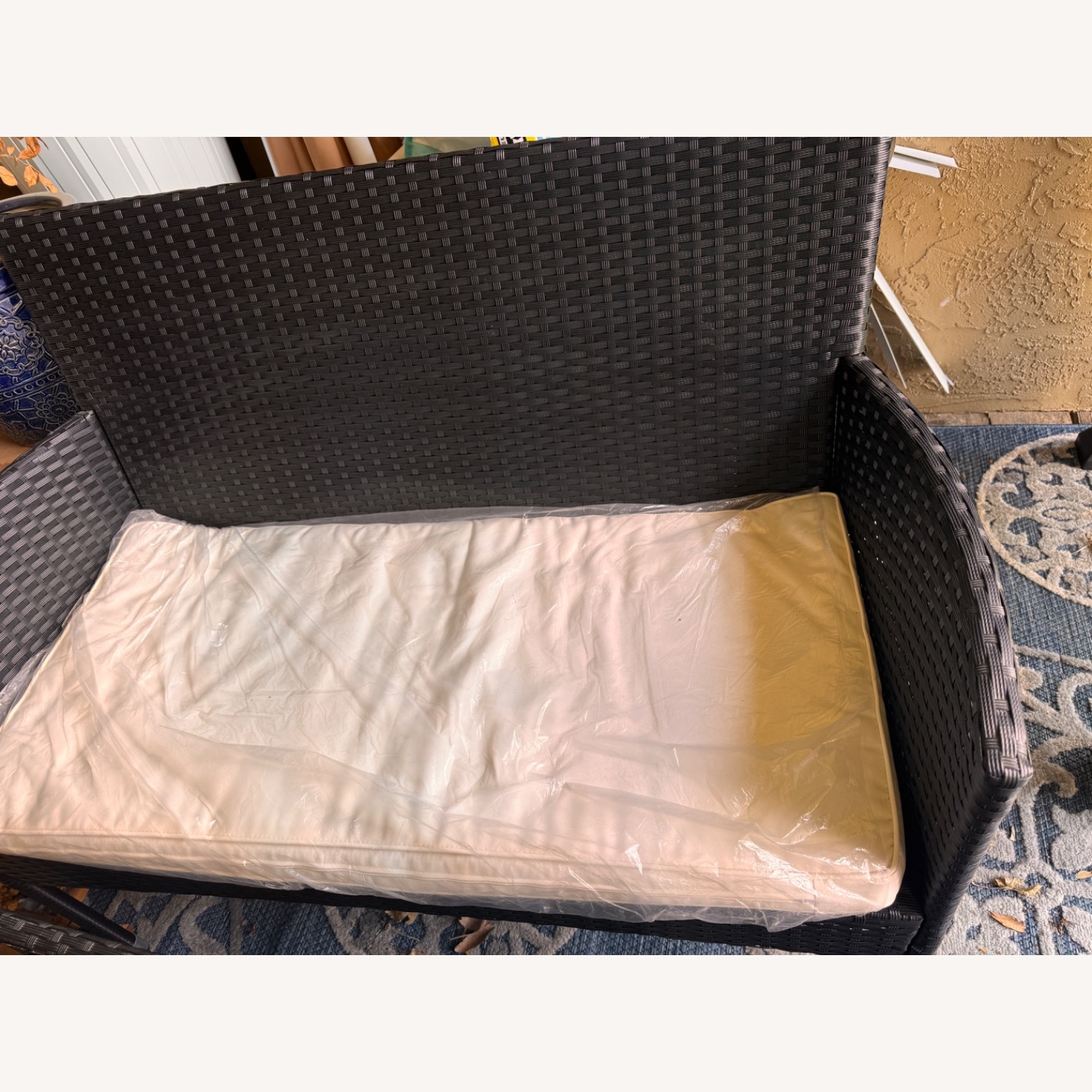 Outdoor Patio Set with LED Umbrella - image-10