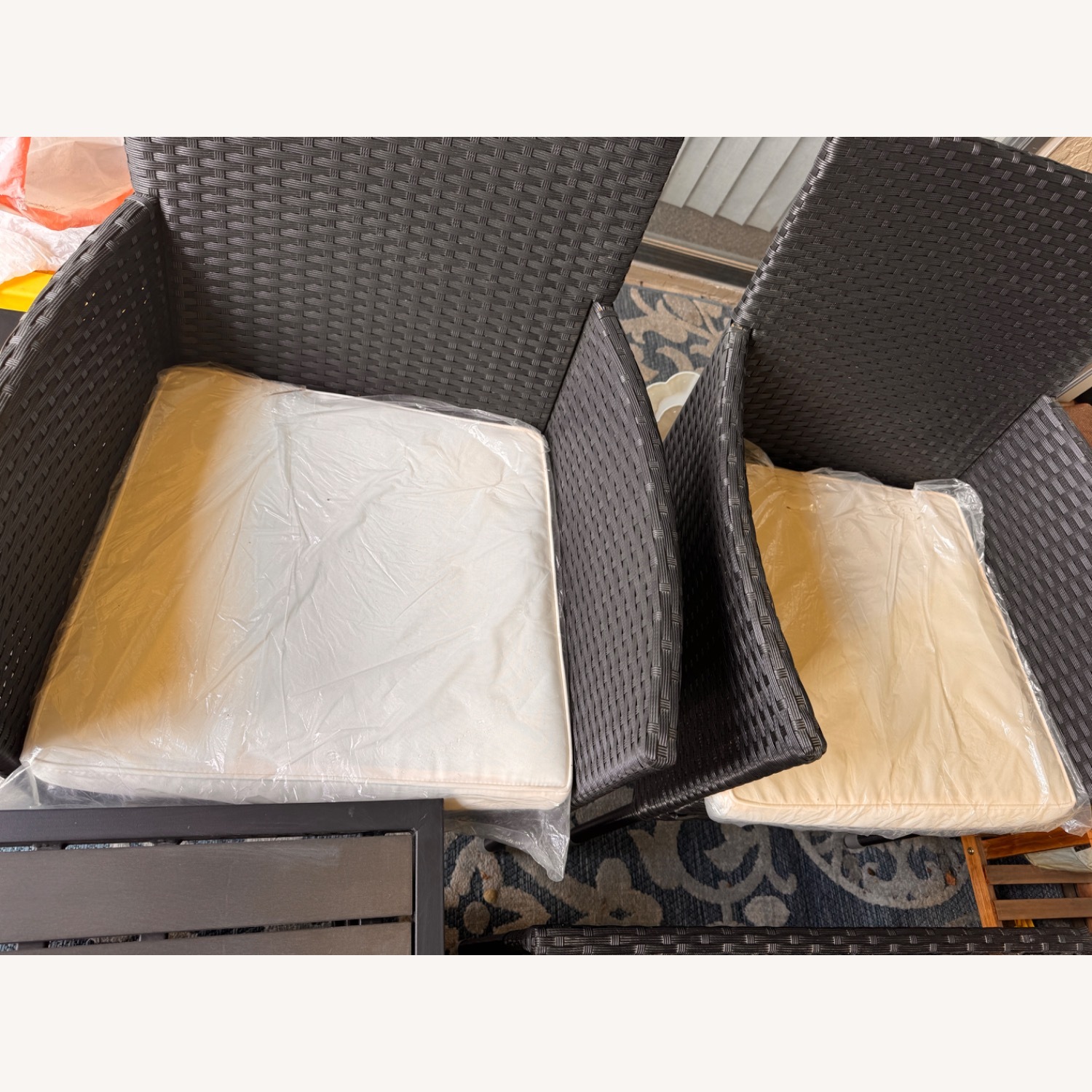 Outdoor Patio Set with LED Umbrella - image-12