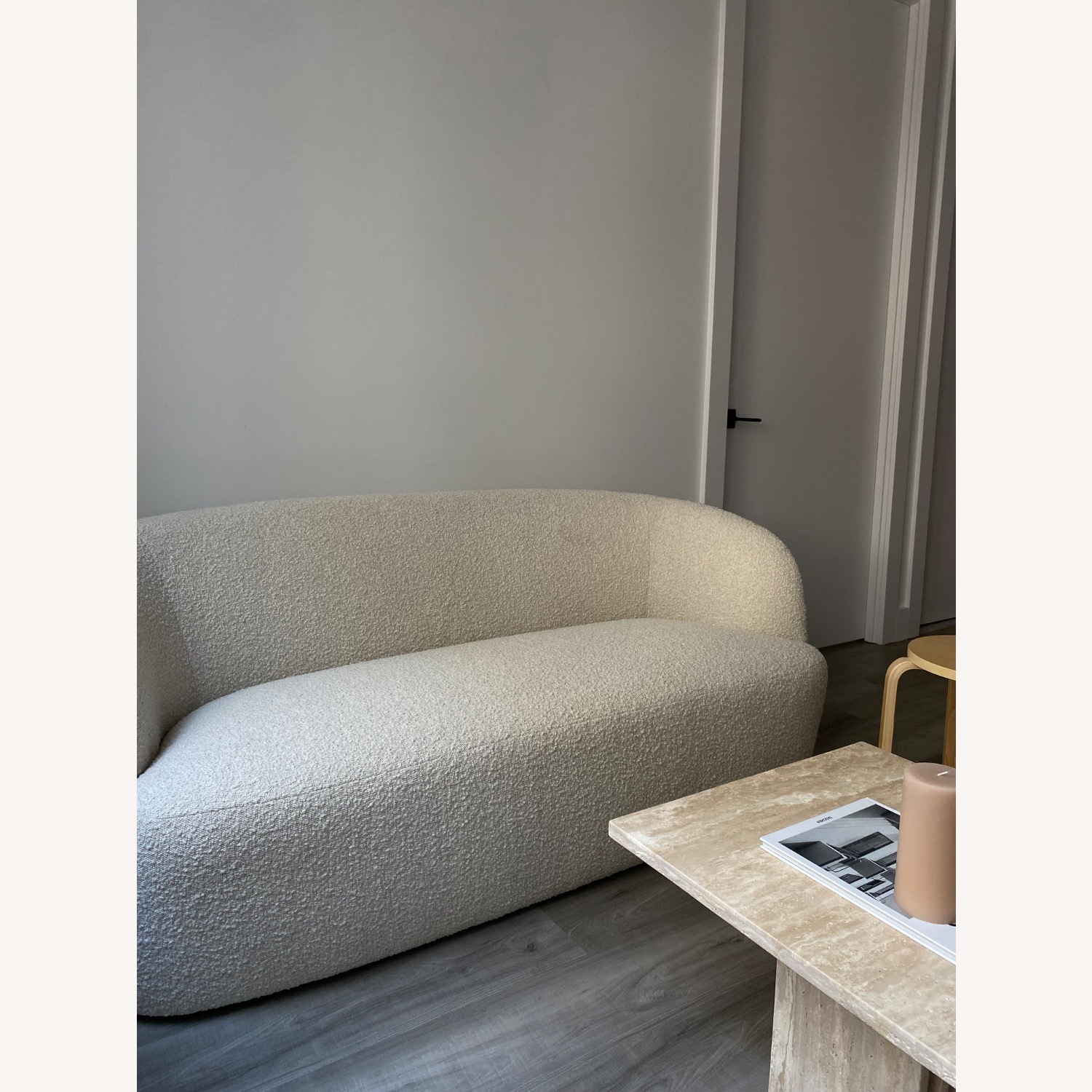 CB2 Gwyneth Boucle Loveseat - image-4