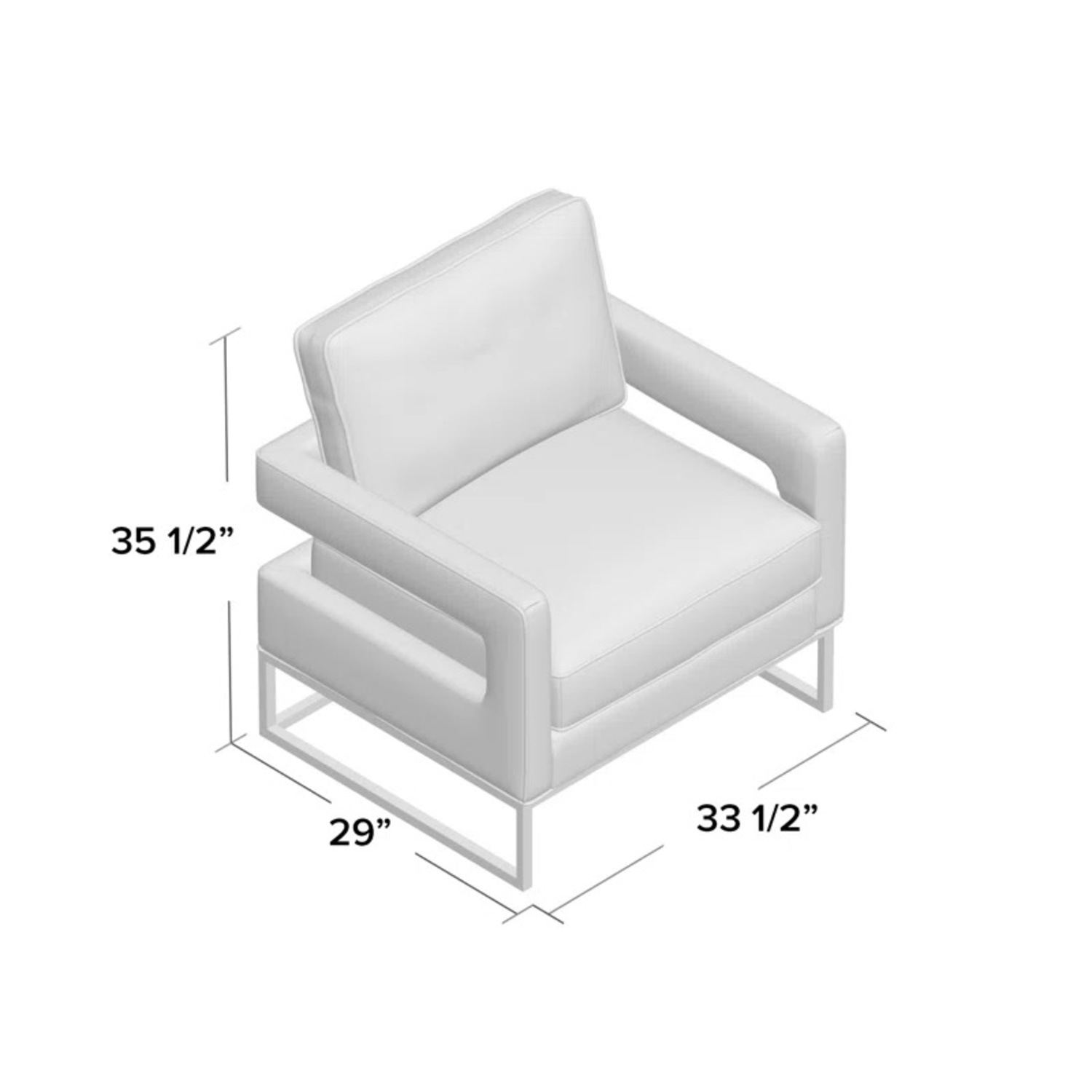 Wafair Isabel Velvet Armchair by Etta Ave - image-1