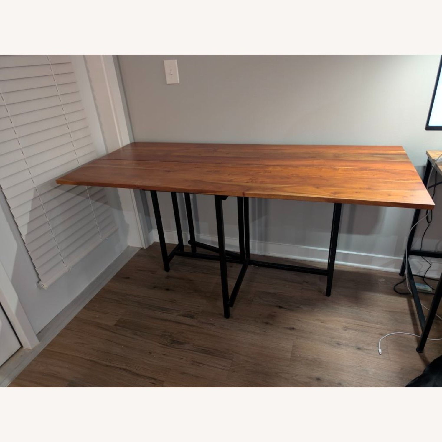 Crate & Barrel Origami Drop Leaf Dining Table - image-3