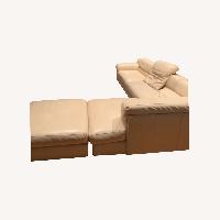 Mahjong Leather Sectional