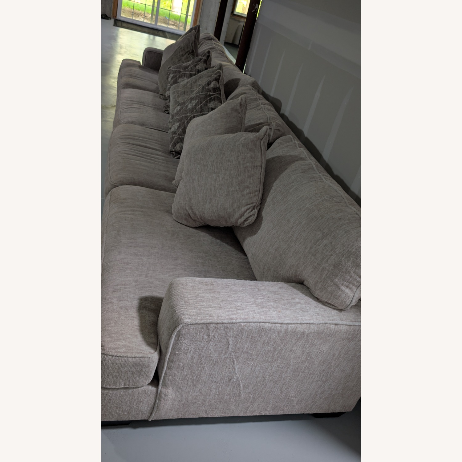 Raymour & Flanigan Copper Custom Sofa - image-3