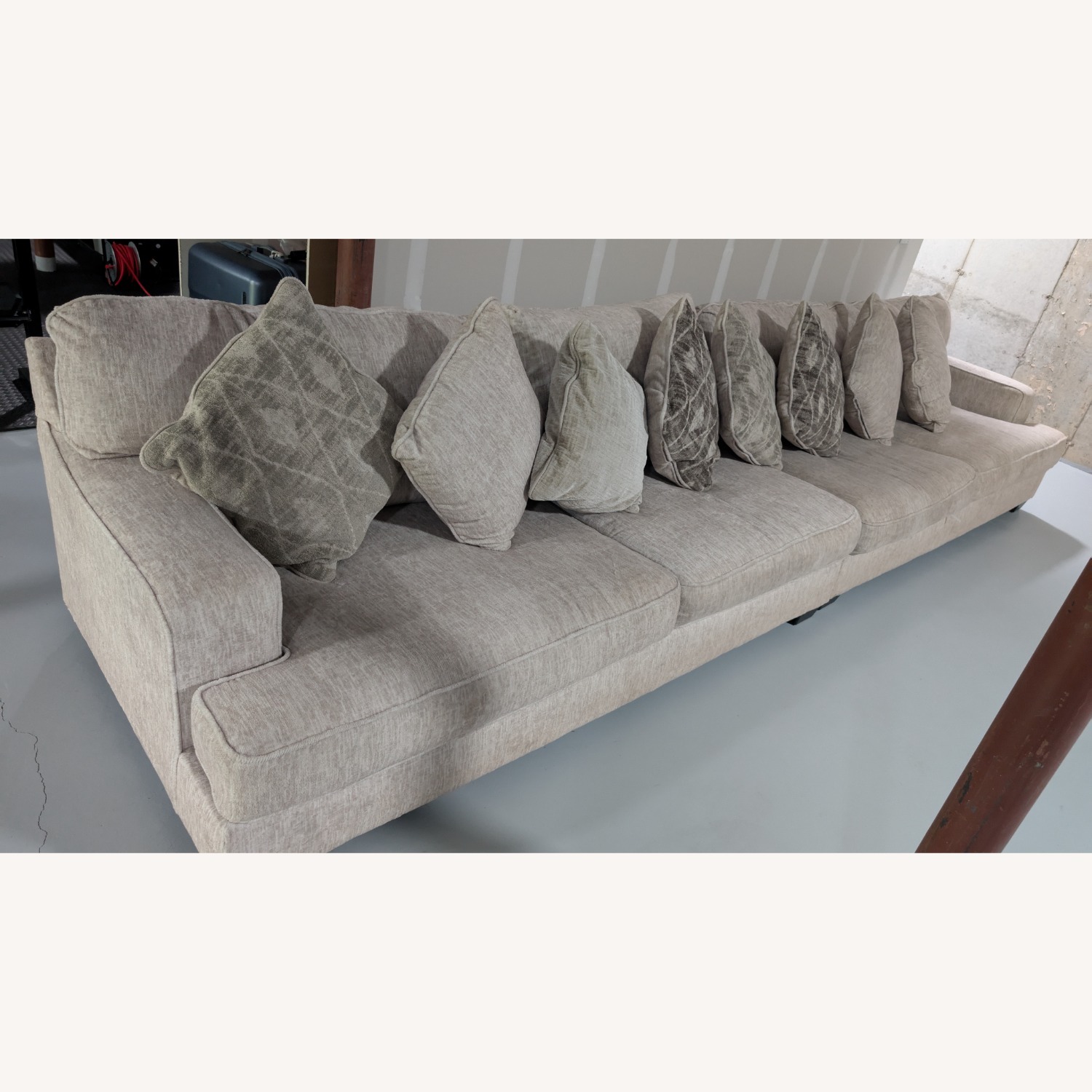 Raymour & Flanigan Copper Custom Sofa - image-4