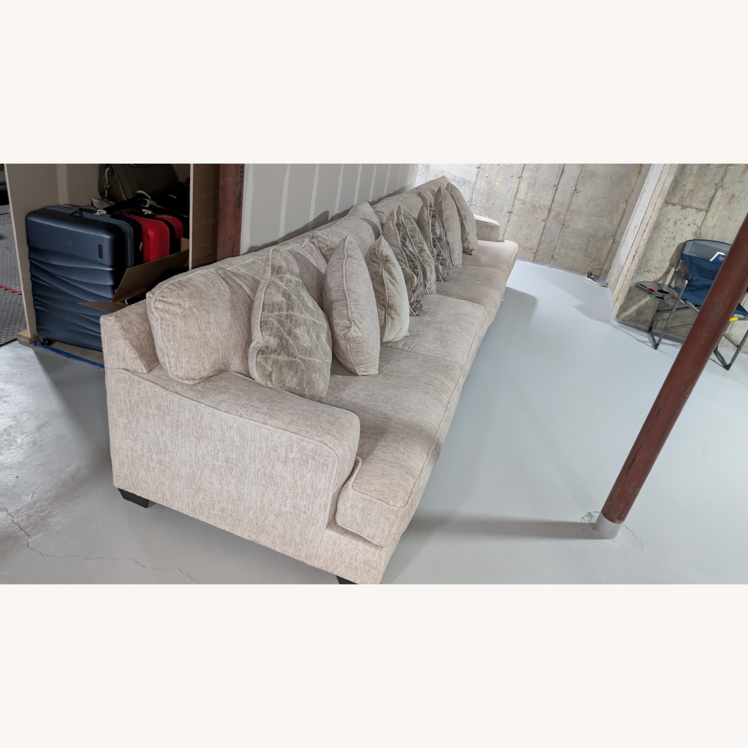 Raymour & Flanigan Copper Custom Sofa - image-5