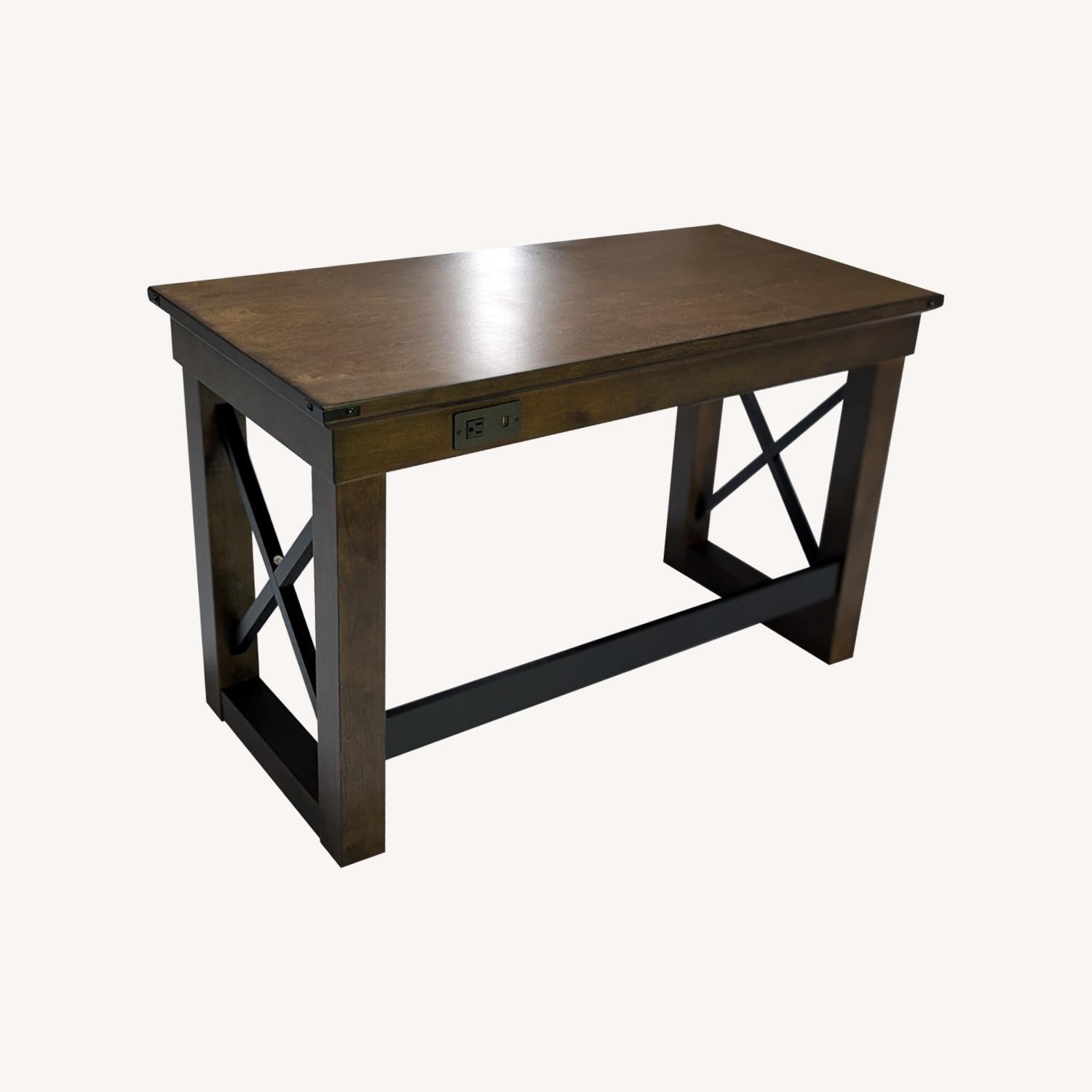 Raymour & Flanigan Writing Desk with Draw - image-0