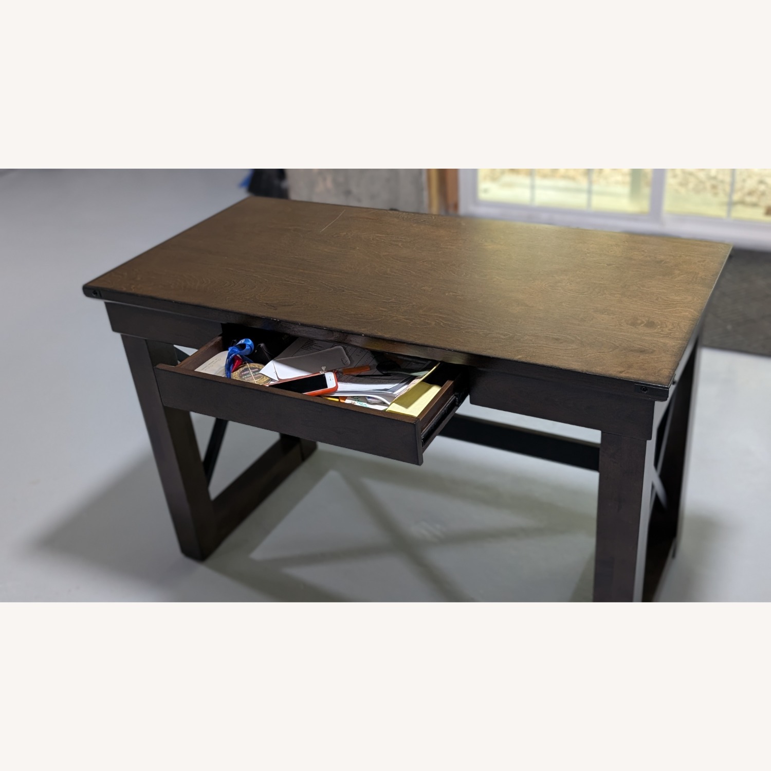 Raymour & Flanigan Writing Desk with Draw - image-3