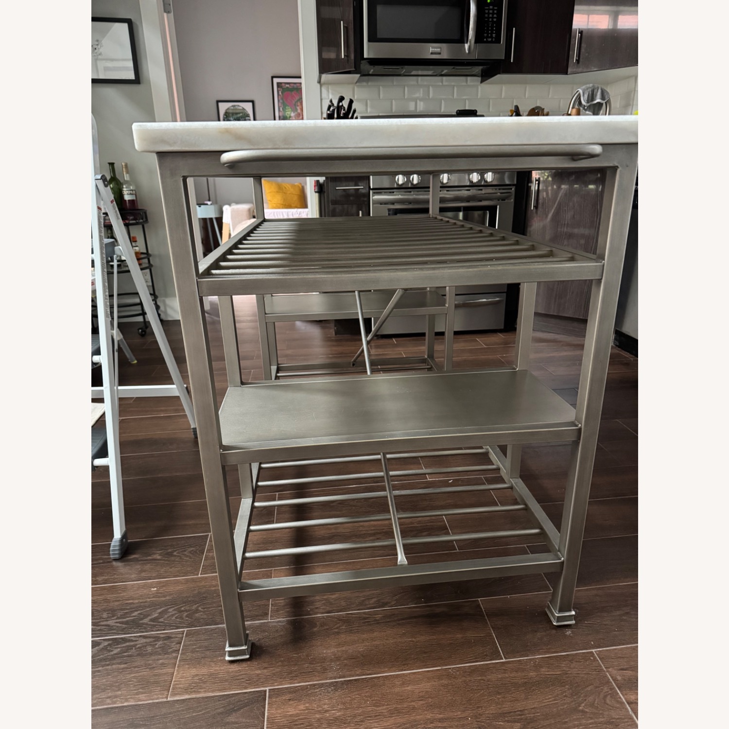 Birch Lane Seyfried Marble Prep Table  - image-6