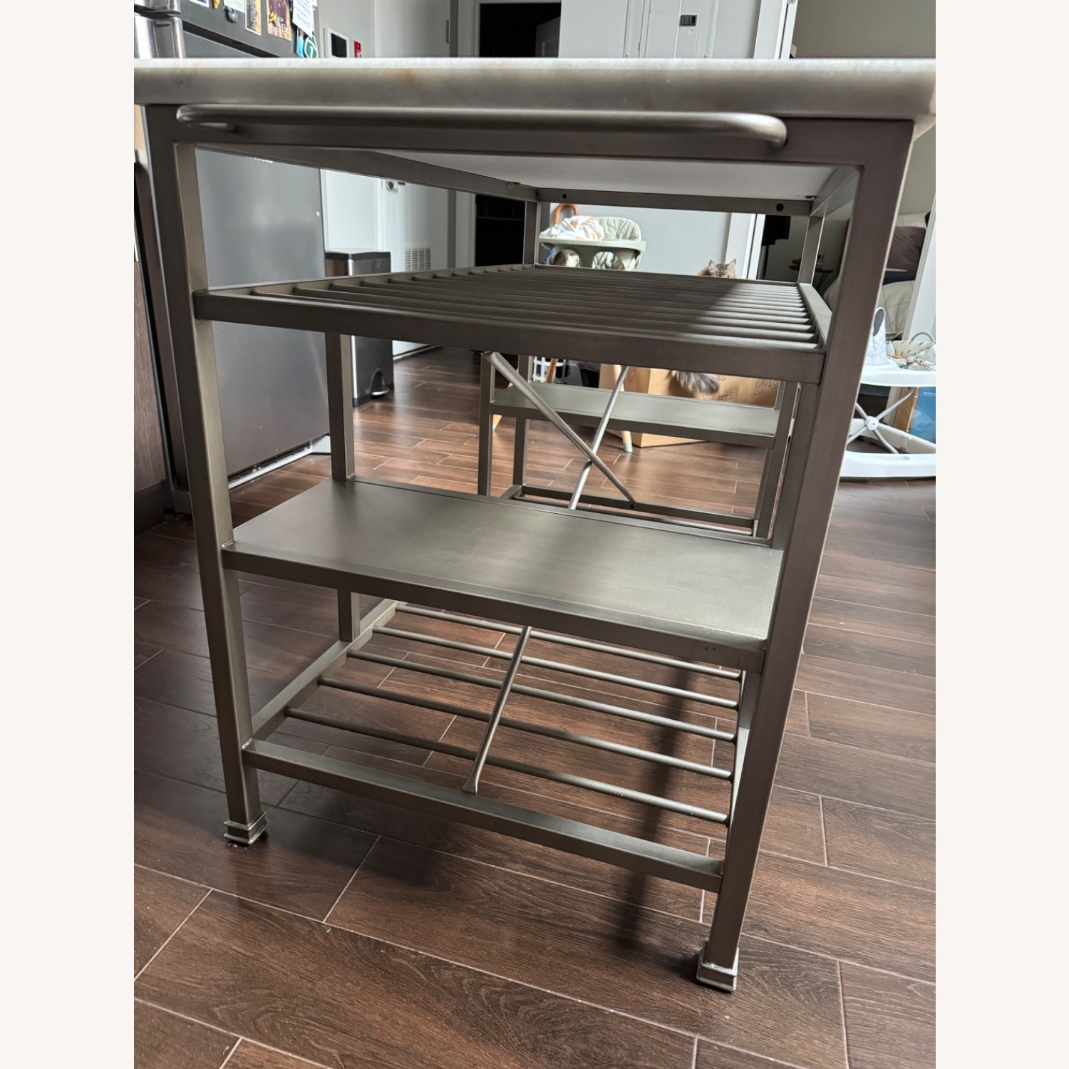 Birch Lane Seyfried Marble Prep Table  - image-3