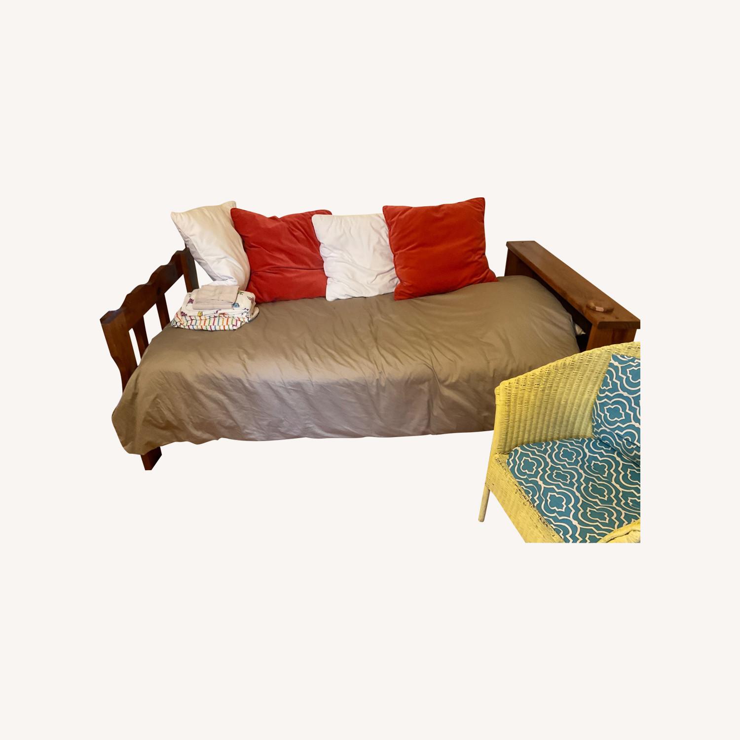 Hampton Row Twin Bed Pine - image-0