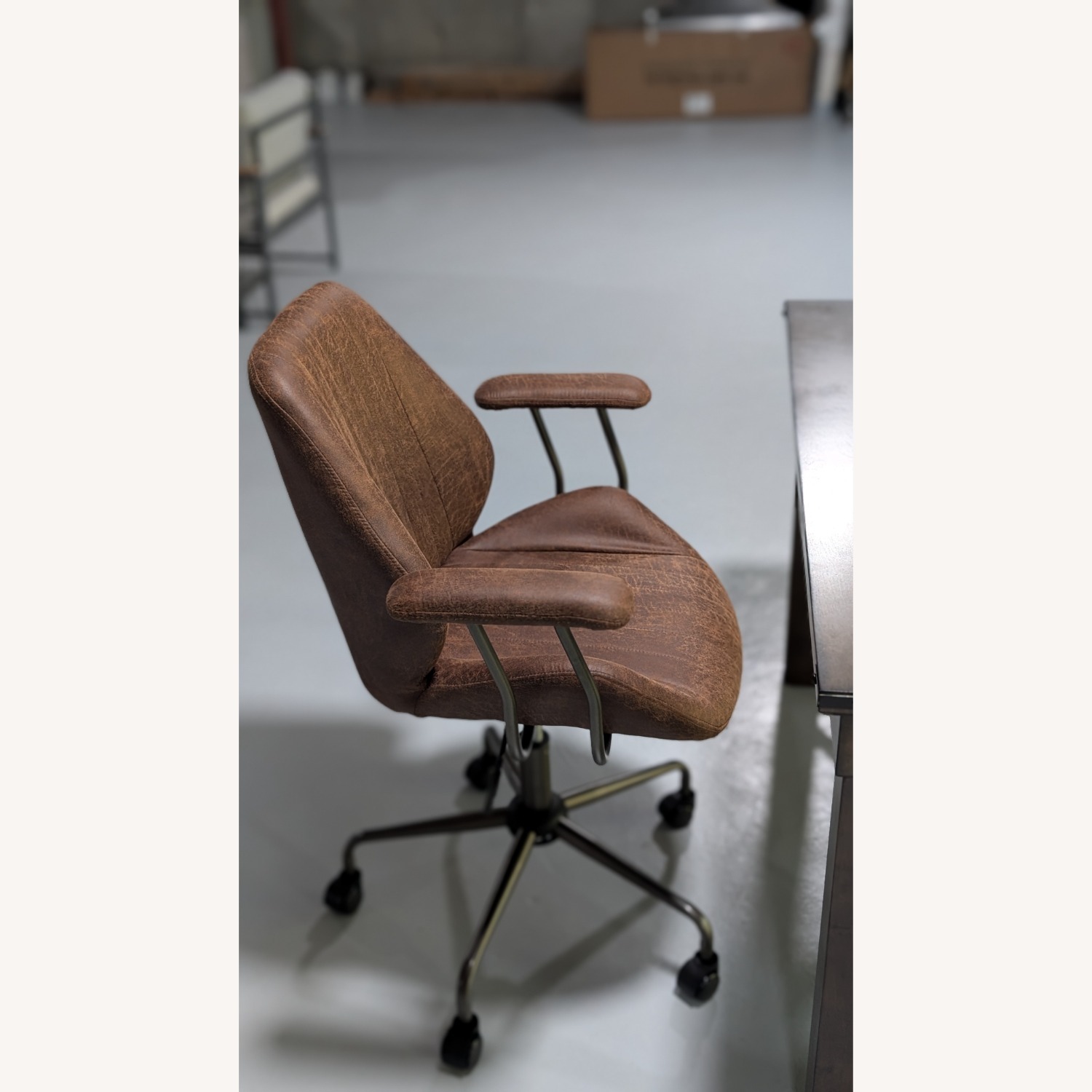 Wayfair Suede Leather Office Chair - image-3