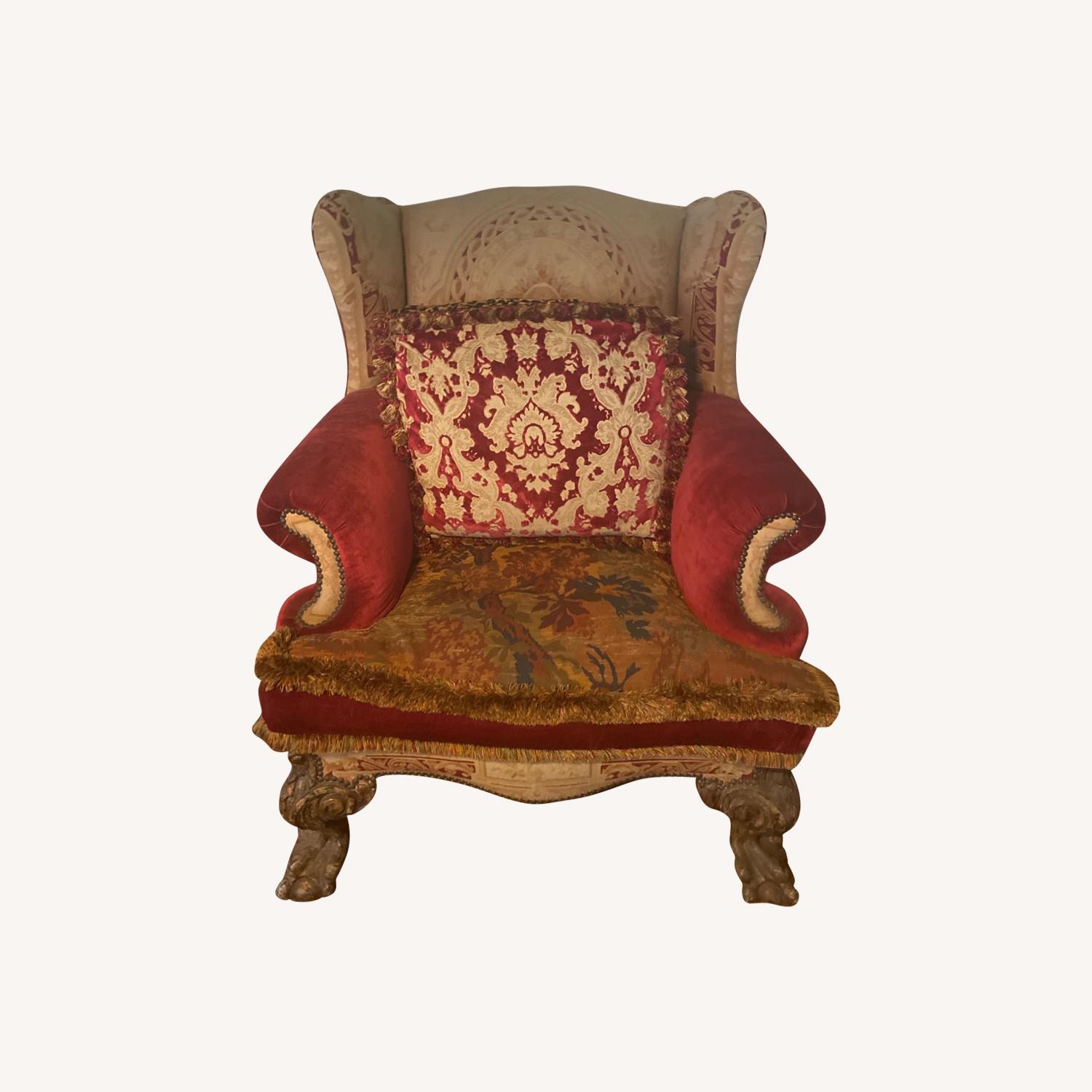 Magnificent Deco Throne Armchairs - image-0