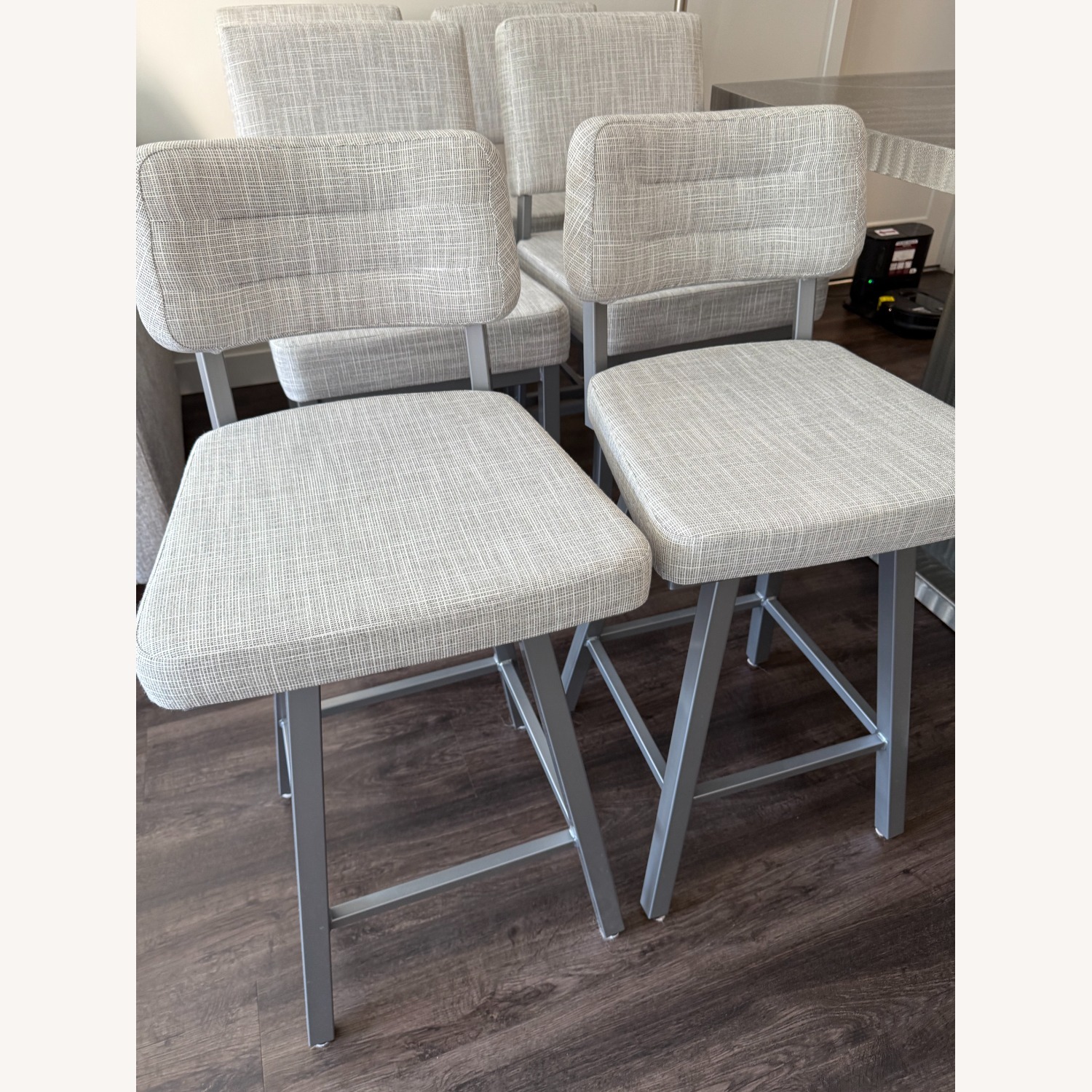 Metall Unique Steel Table and 6 Chairs - image-9