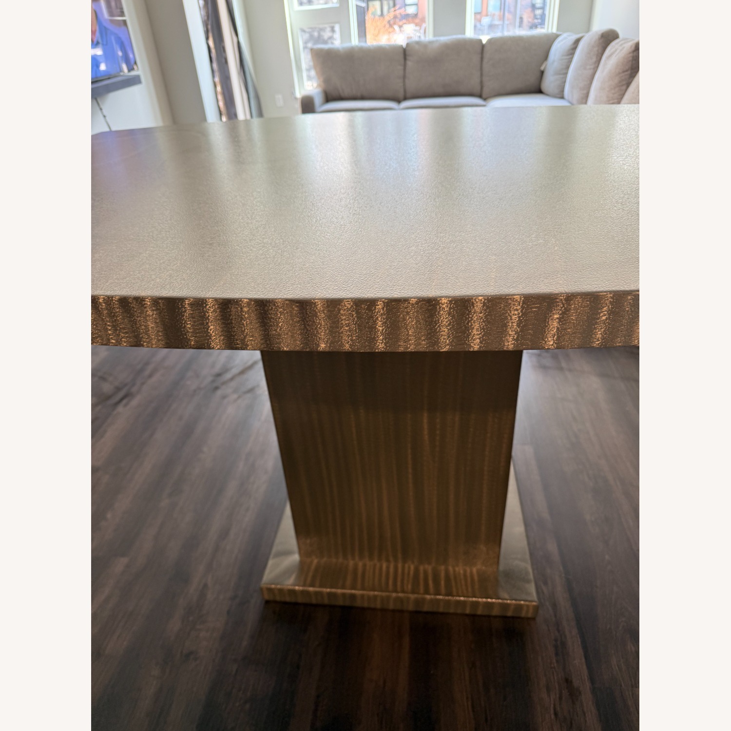 Metall Unique Steel Table and 6 Chairs - image-2