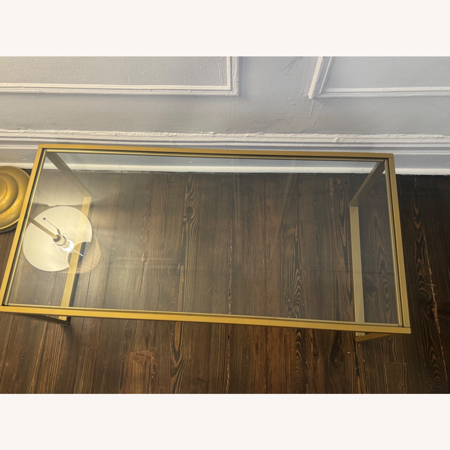 Vintage Glass Coffee Table Set - image-4