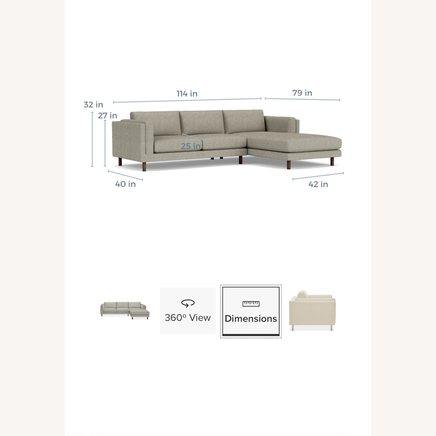Cade 3-piece Sectional with Left Arm Chaise - image-4